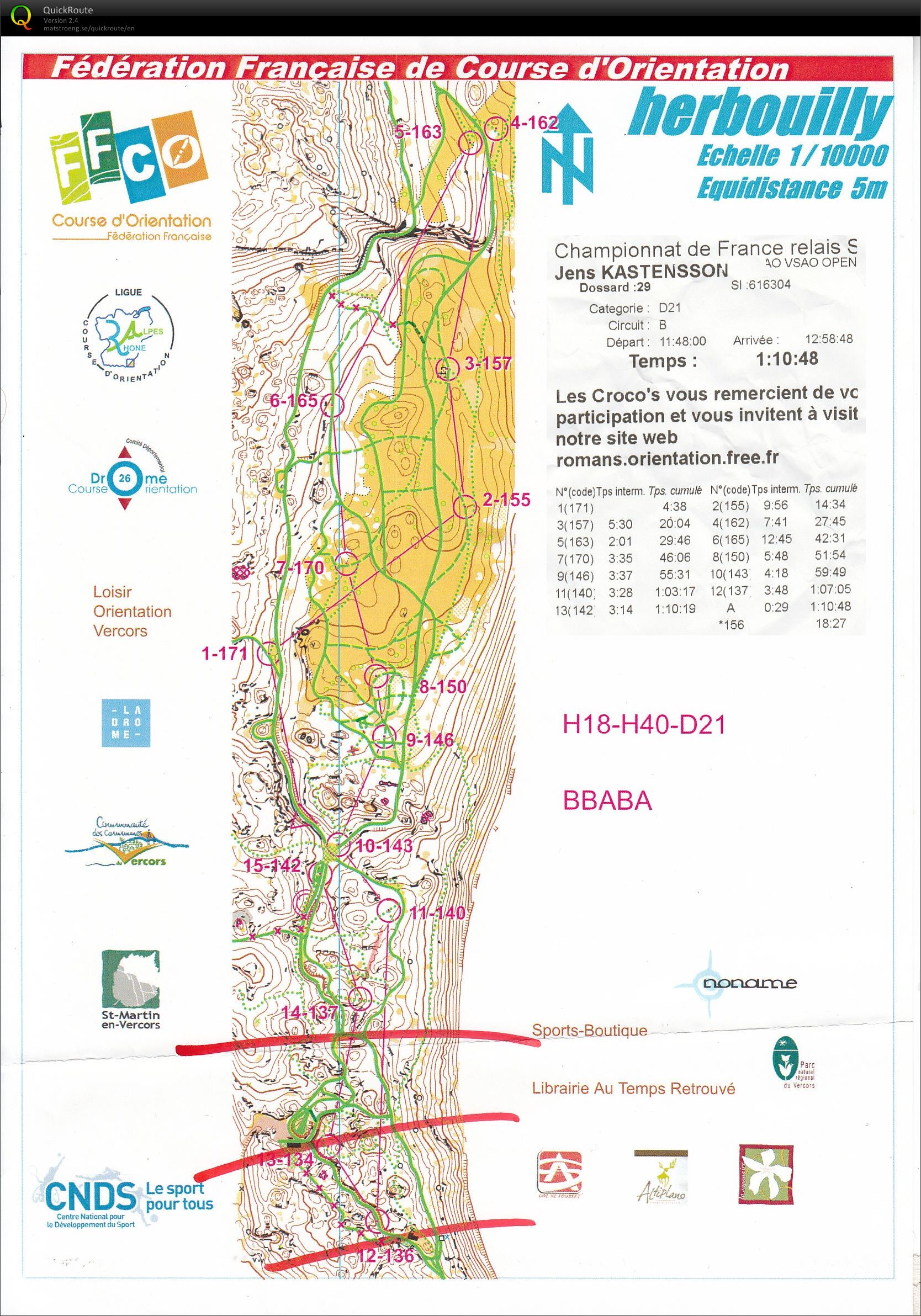 Ski-O relay  (2013-02-24)