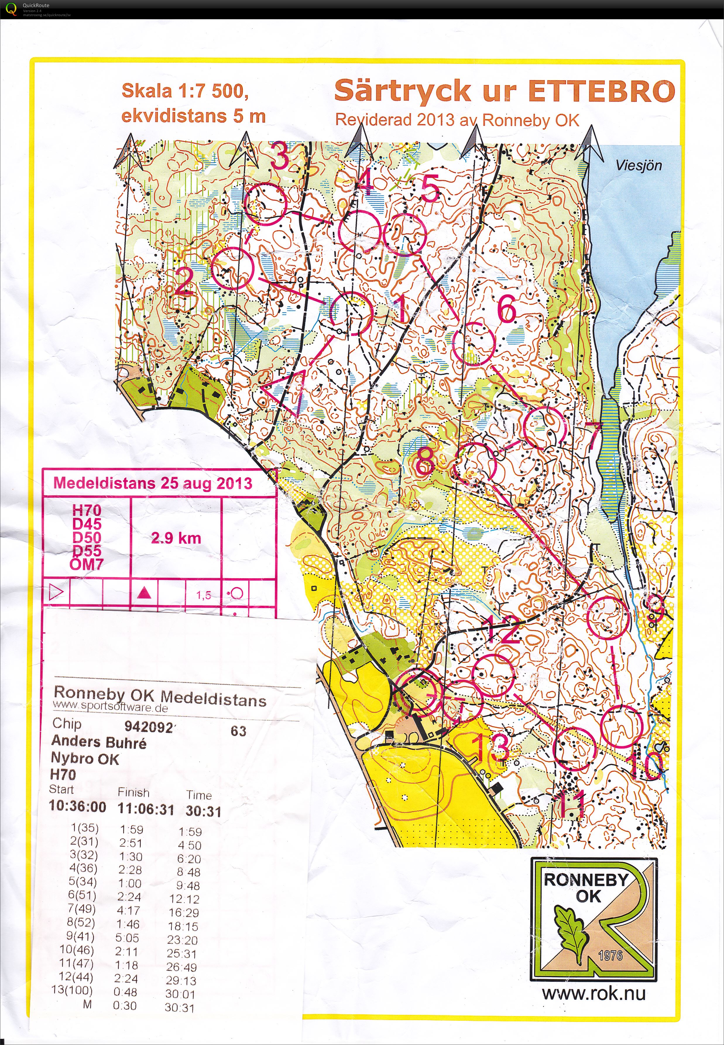 Ronneby OK Medel (2013-08-25)