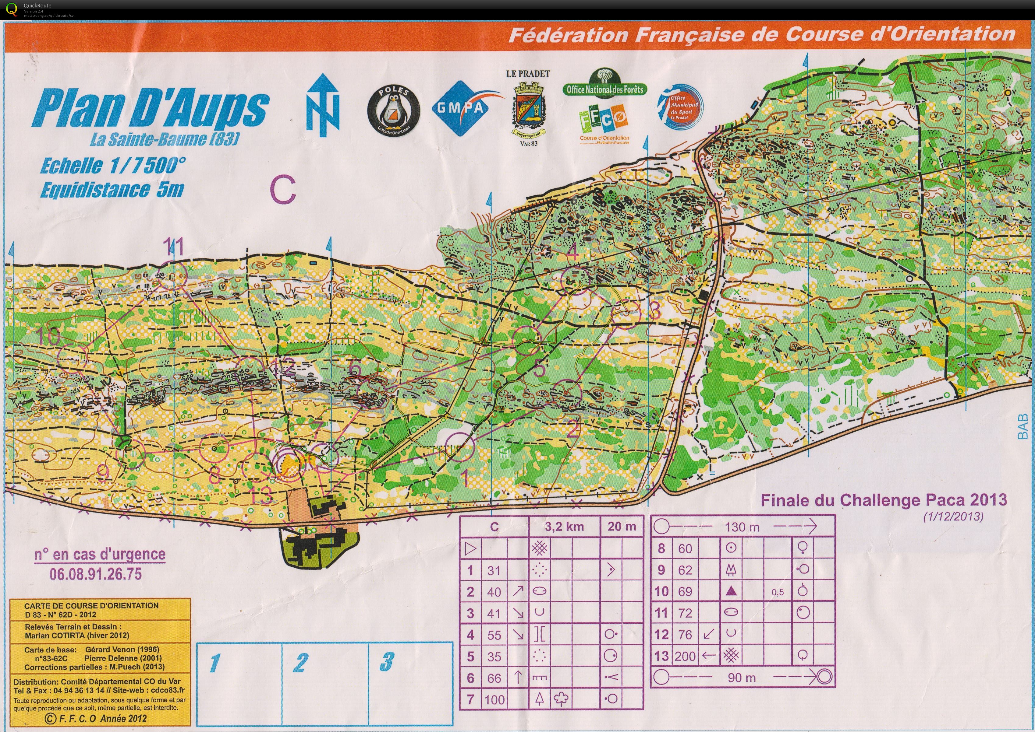 Finale du Challenge PACA 2013 (01-12-2013)