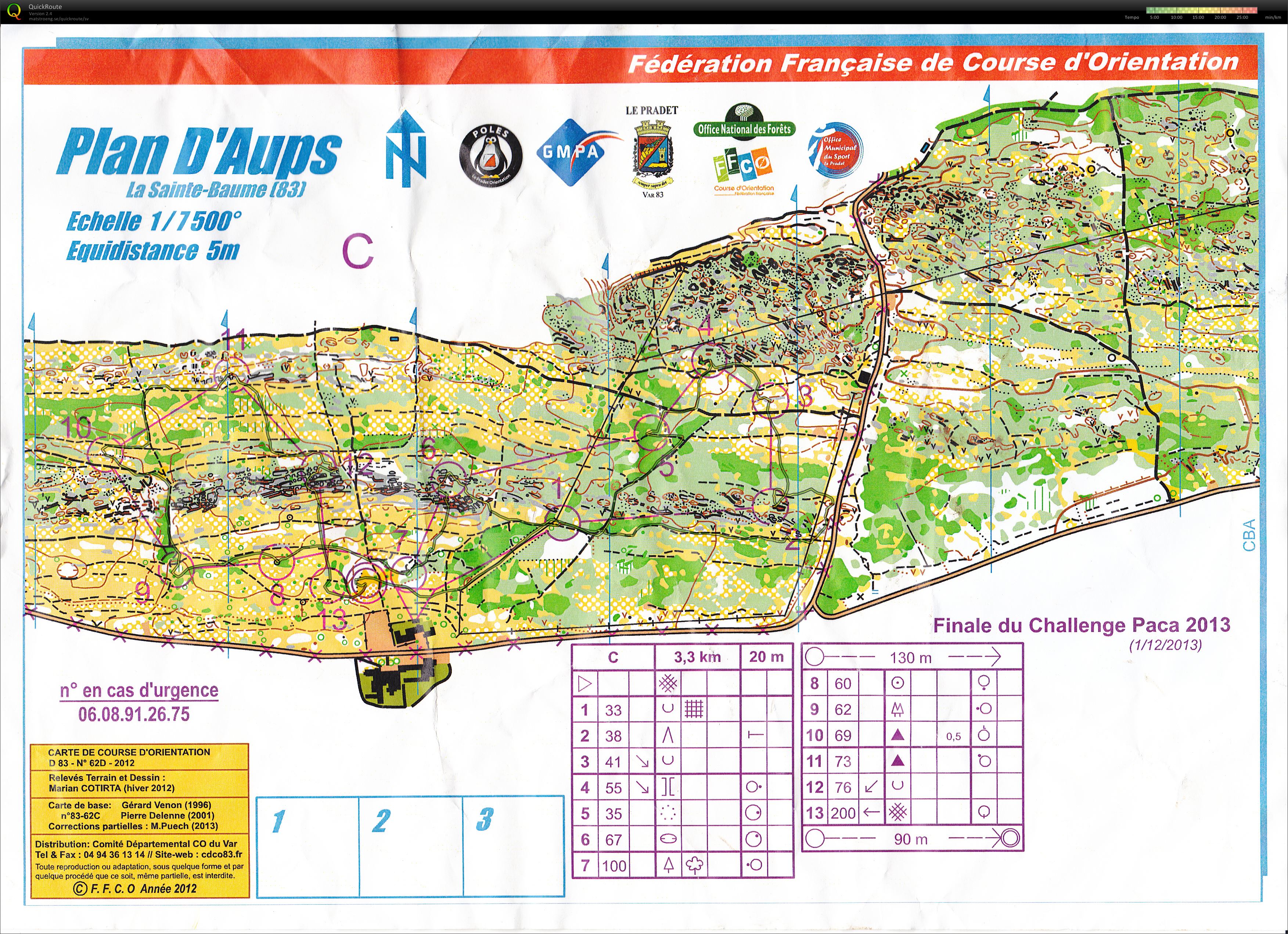 Finale du Challenge Paca 2013 (01.12.2013)