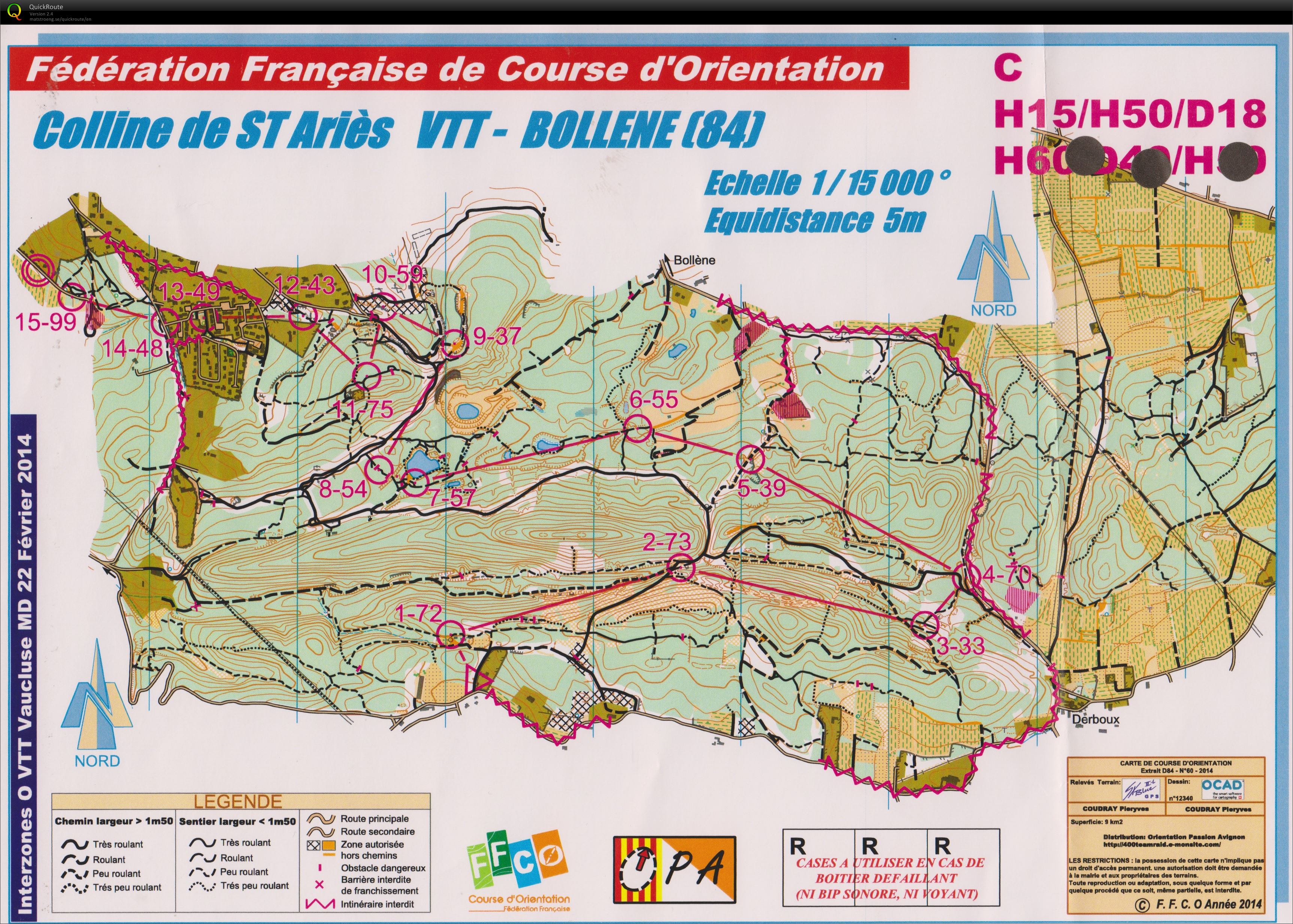 MTB orienteering (2014-02-22)