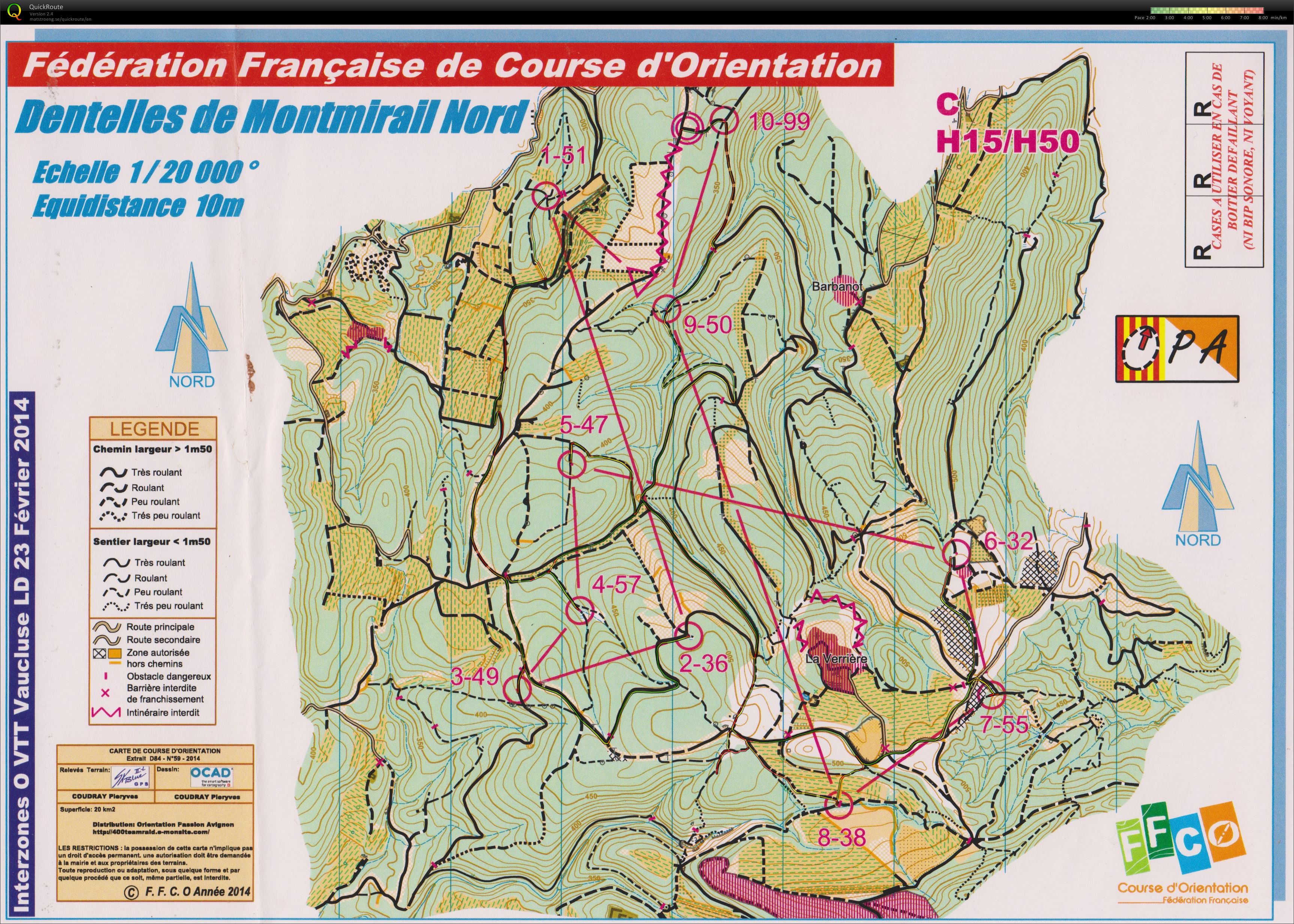 MTB orienteering (23-02-2014)