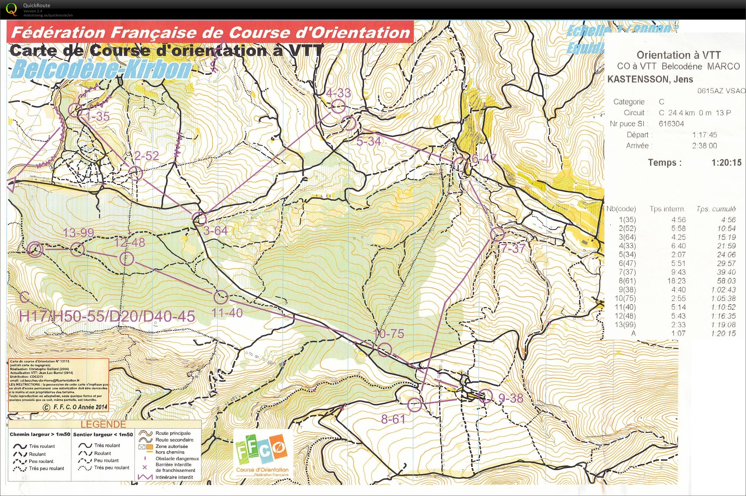 Provence Challenge MTB-O (2014-03-23)