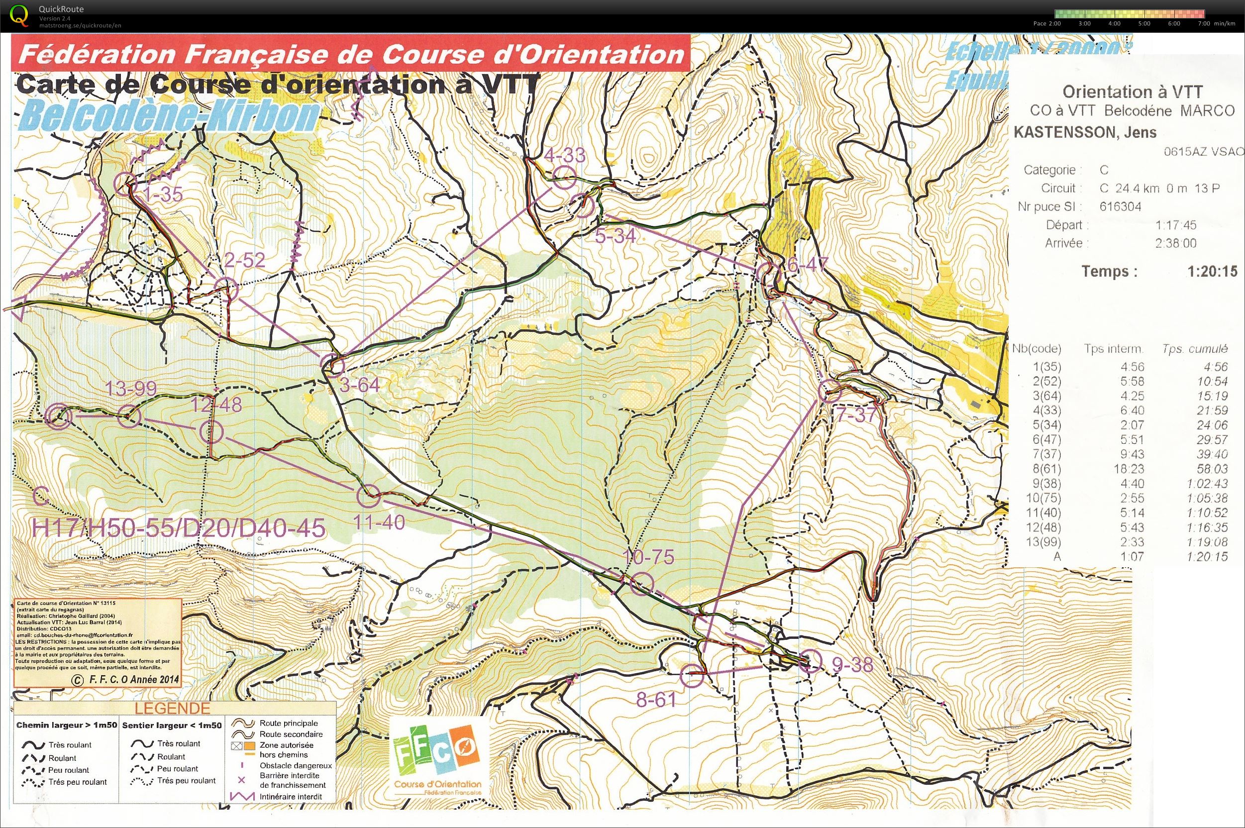 Provence Challenge MTB-O (23.03.2014)