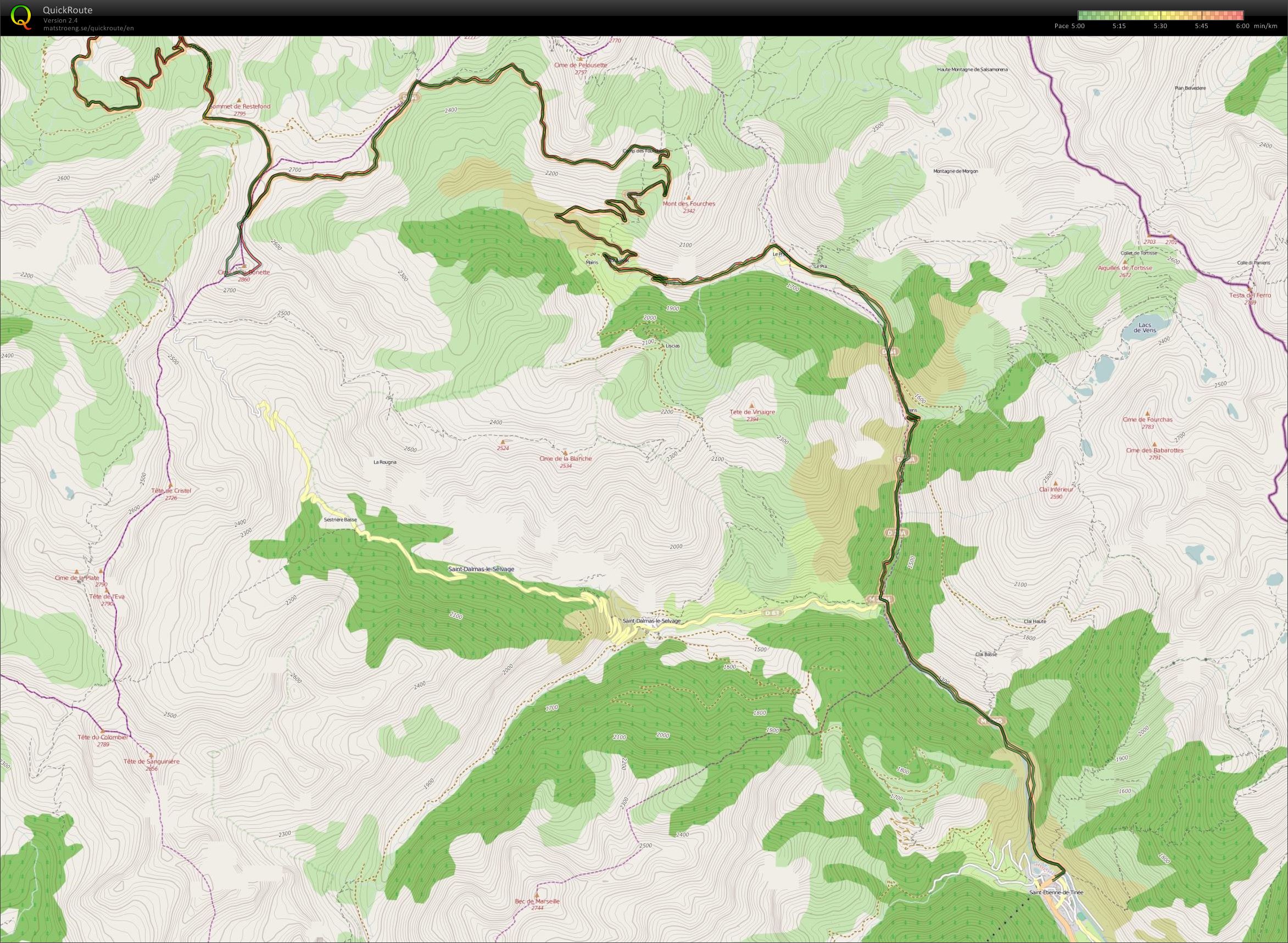 Col de la Bonette climb (13.09.2014)