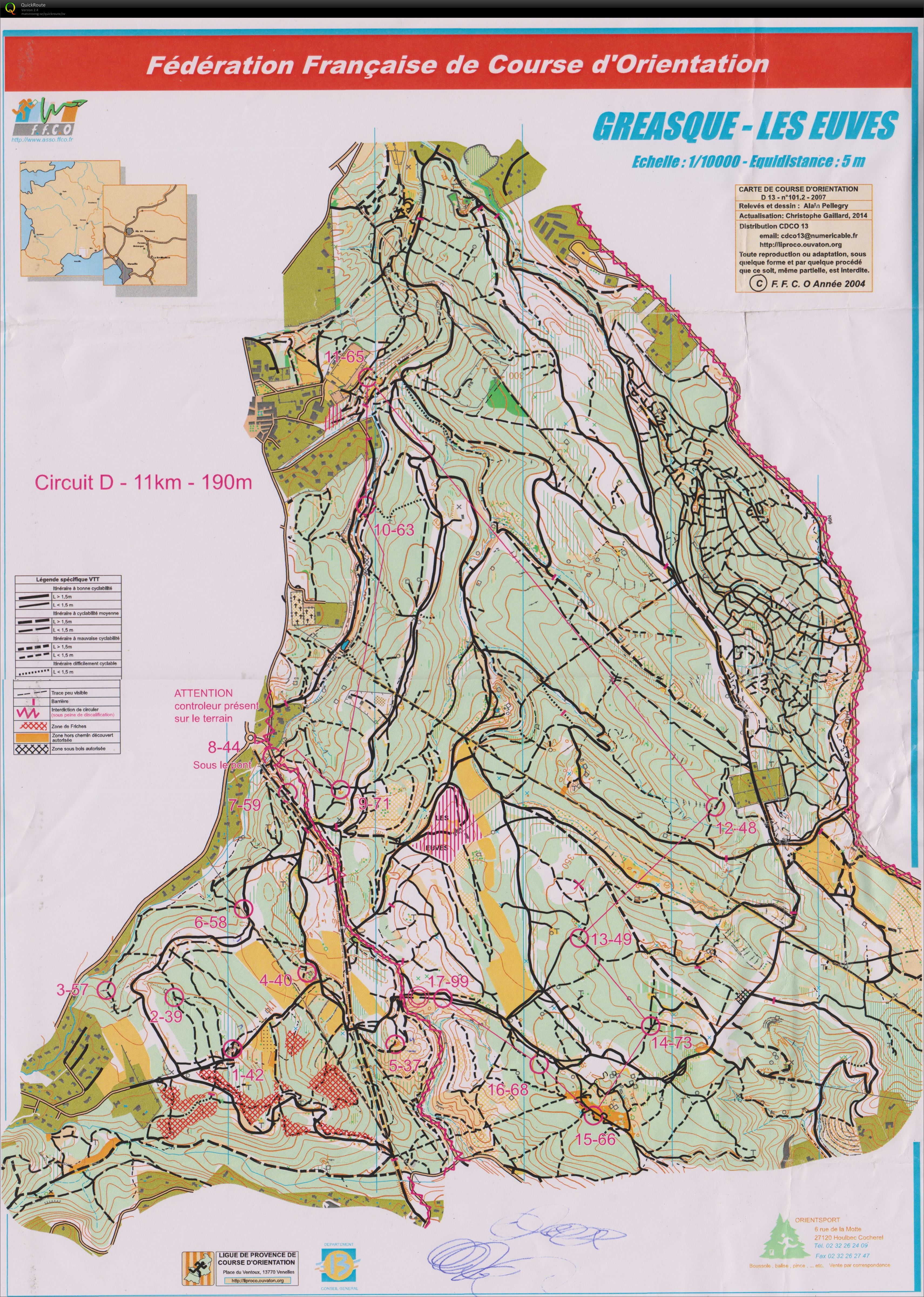 Challenge PACA VTT'O (22/11/2014)