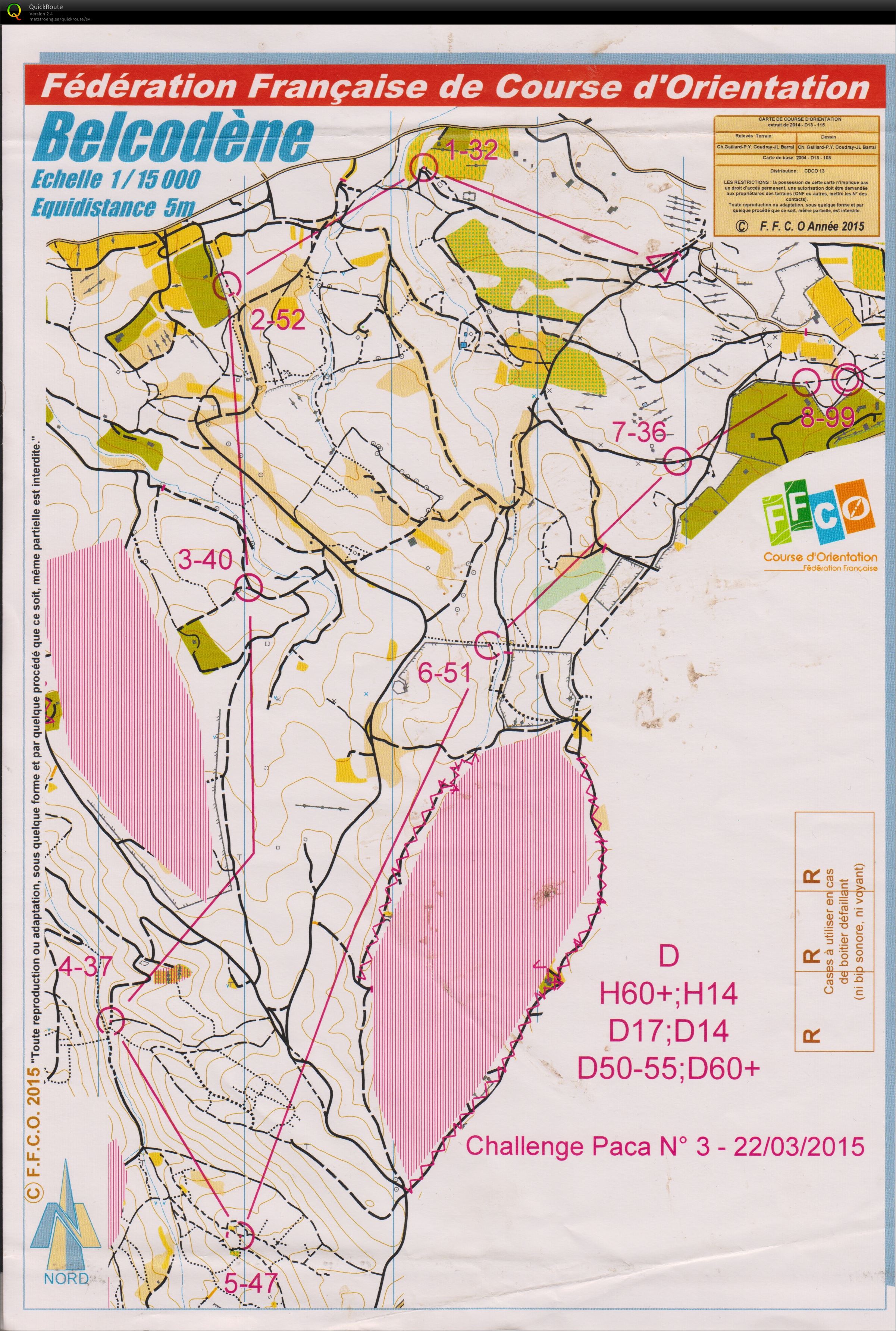 Challenge PACA no3 VTT'O (22.03.2015)