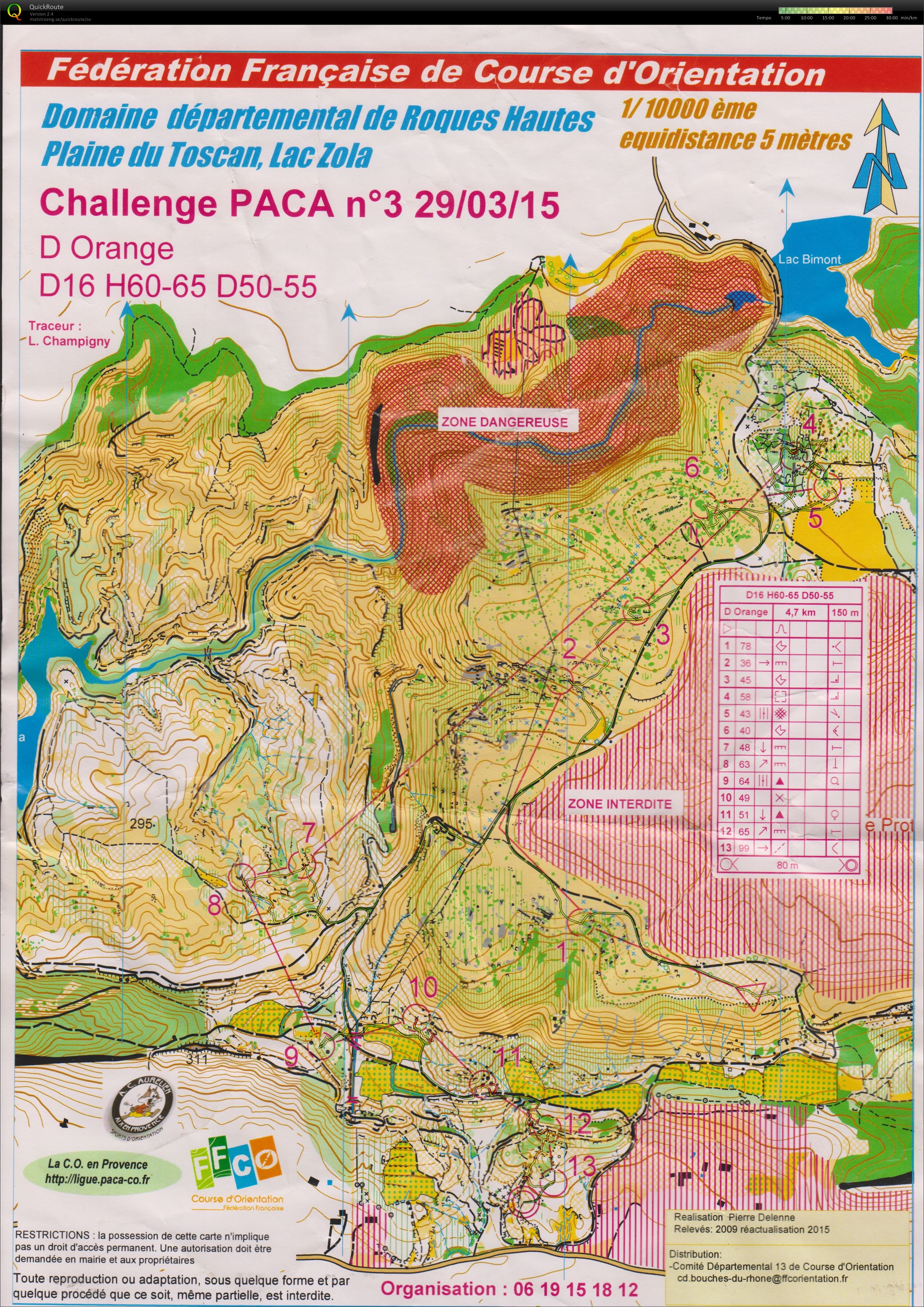Challenge PACA no 3 (29-03-2015)