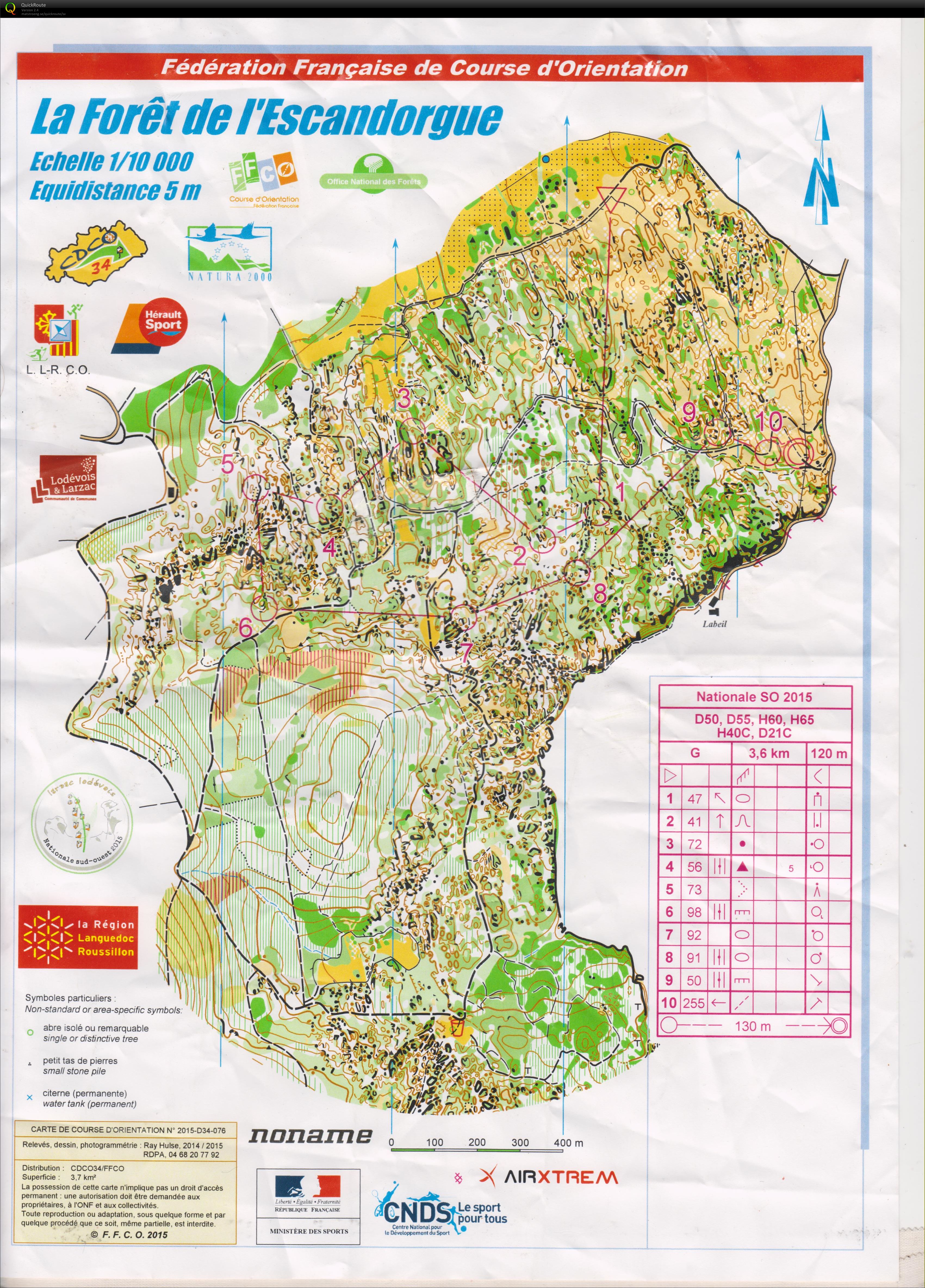 Nationale SO Larzac Day 3 - Foret de l'Escandorgue (03.05.2015)