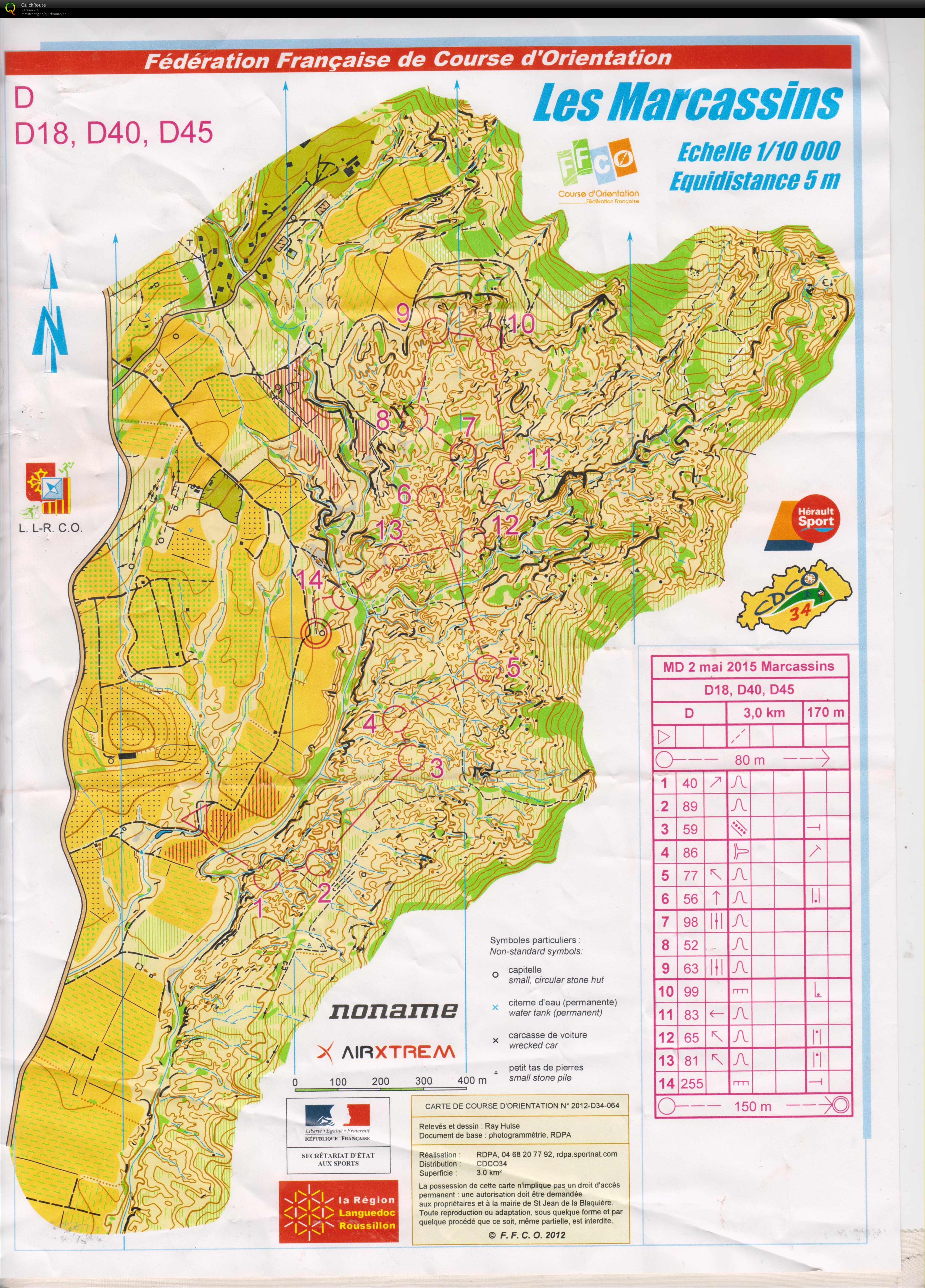 Nationale SO Larzac D18 - Day 2 - Saint jean de Blaquiére (02.05.2015)