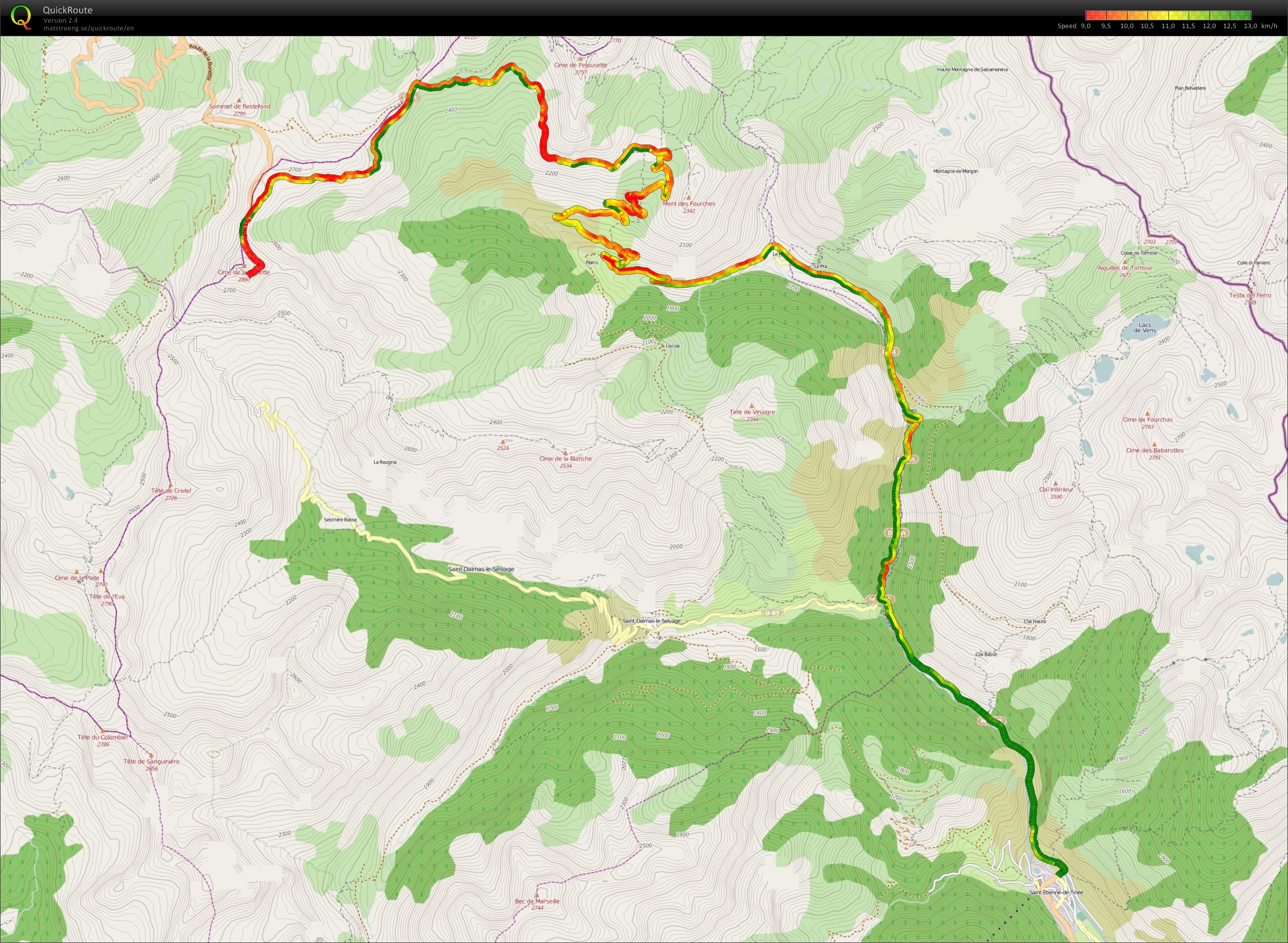 Col de la Bonette climb - 2015 (05.06.2015)