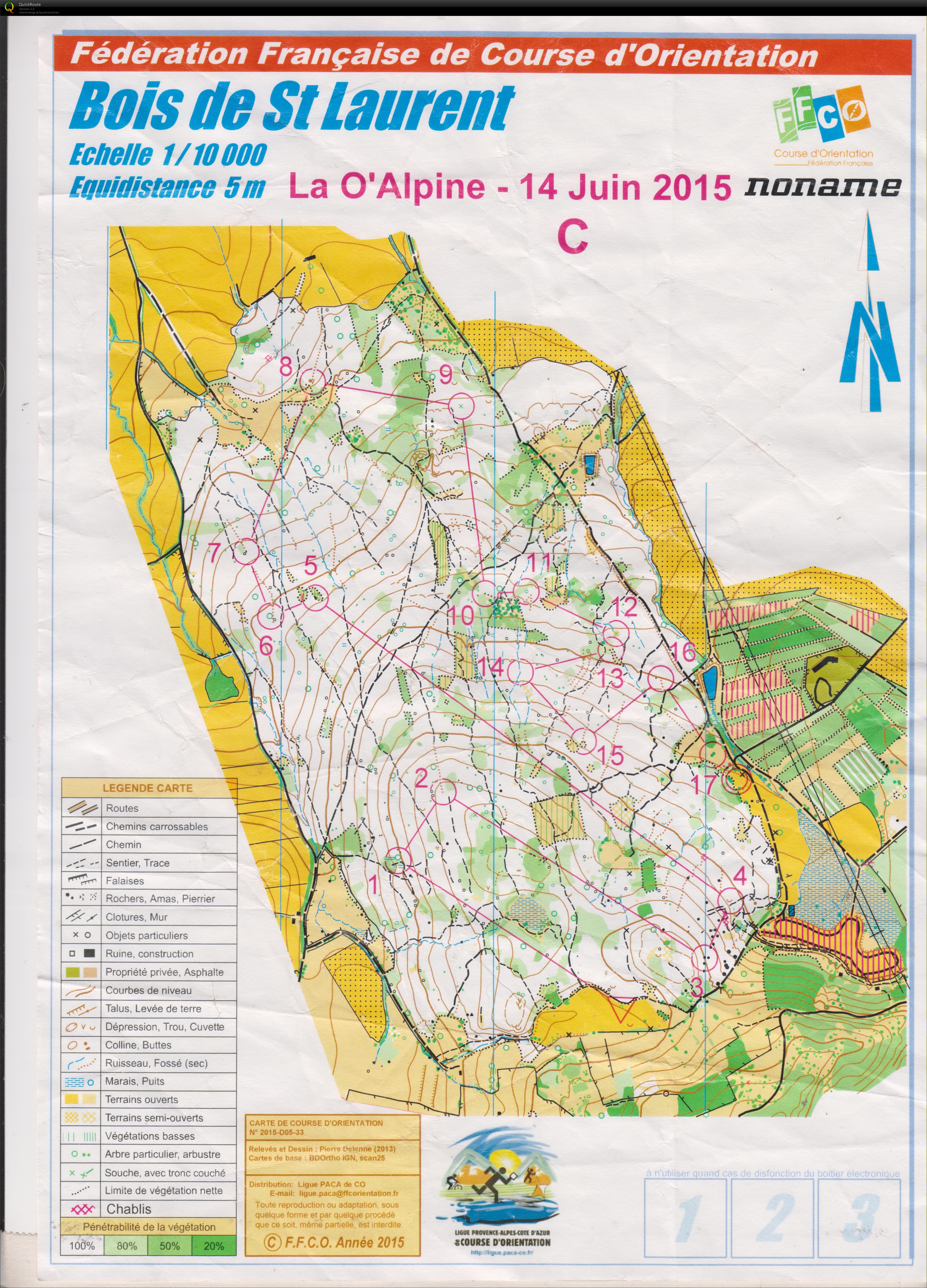 Bois de St Laurent - O'Alpine (14-06-2015)