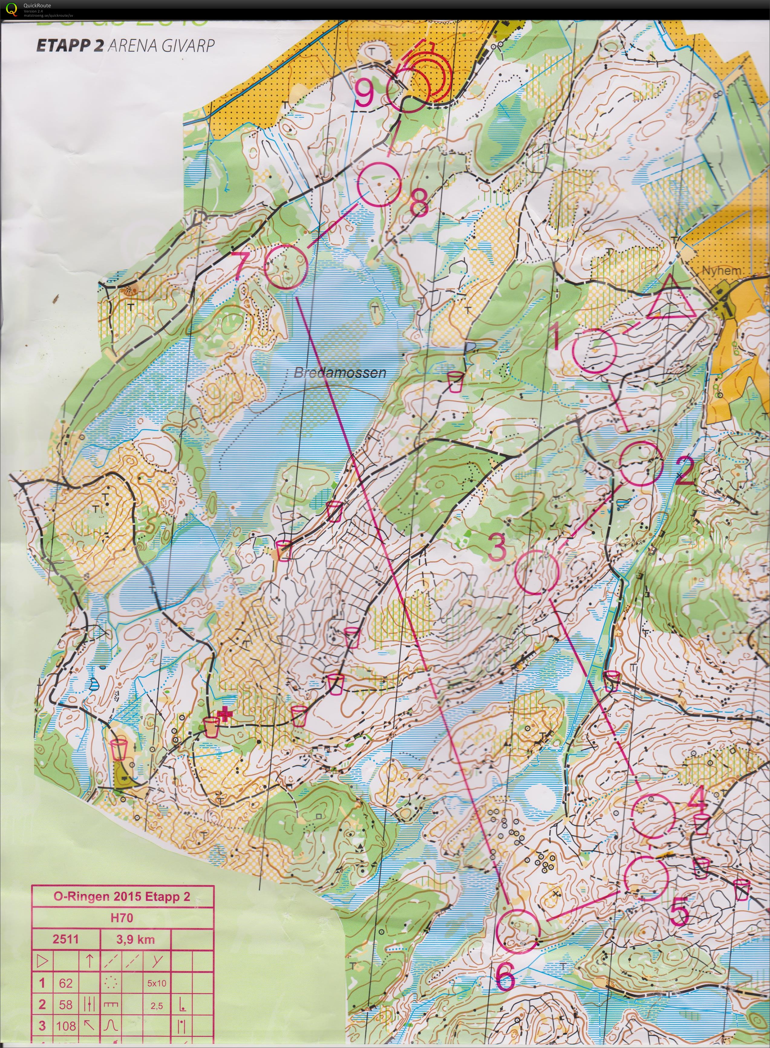 O-ringen Borås 2015 etp 2 (20.07.2015)