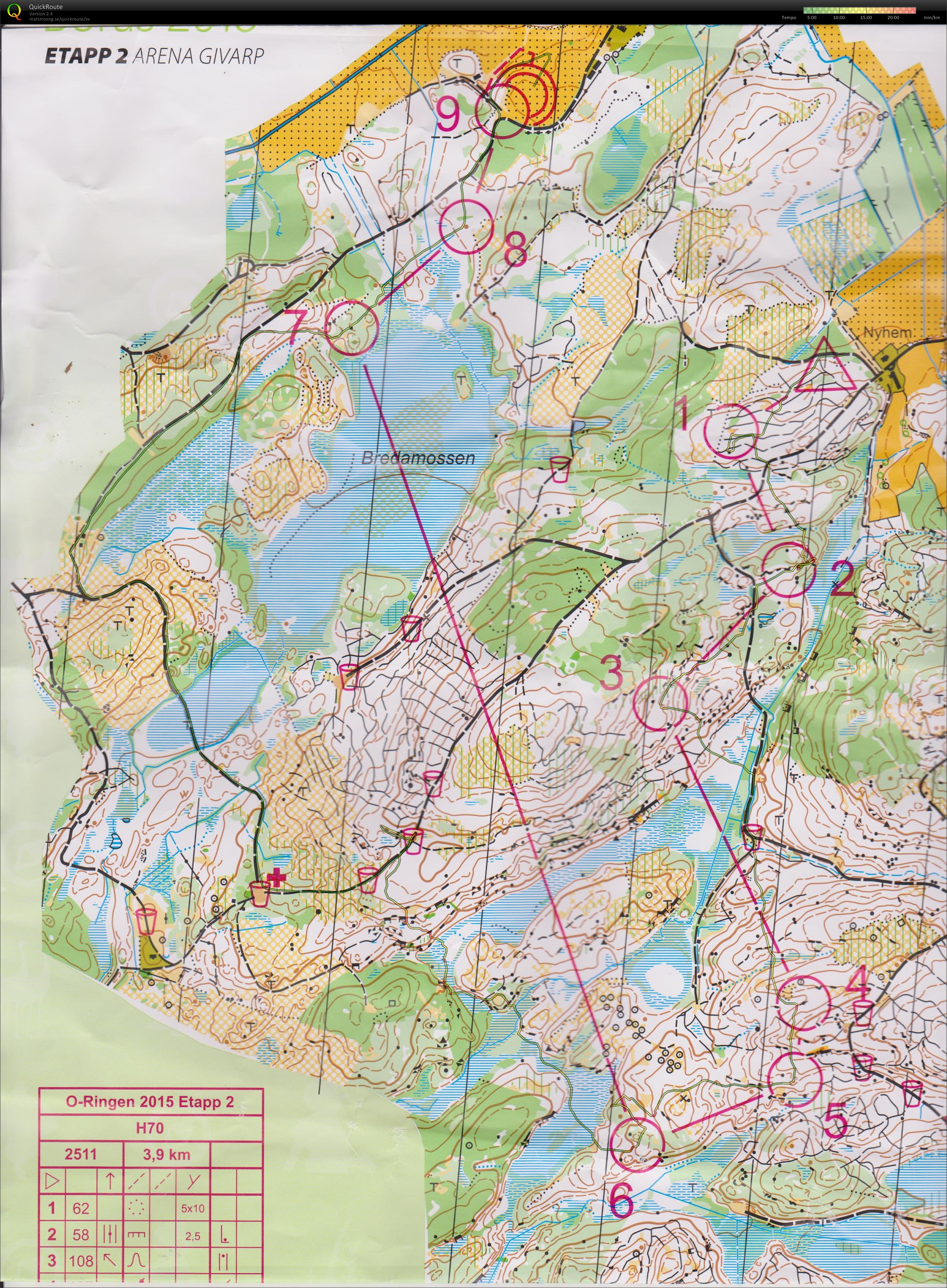 O-ringen Borås 2015 etp 2 (20-07-2015)