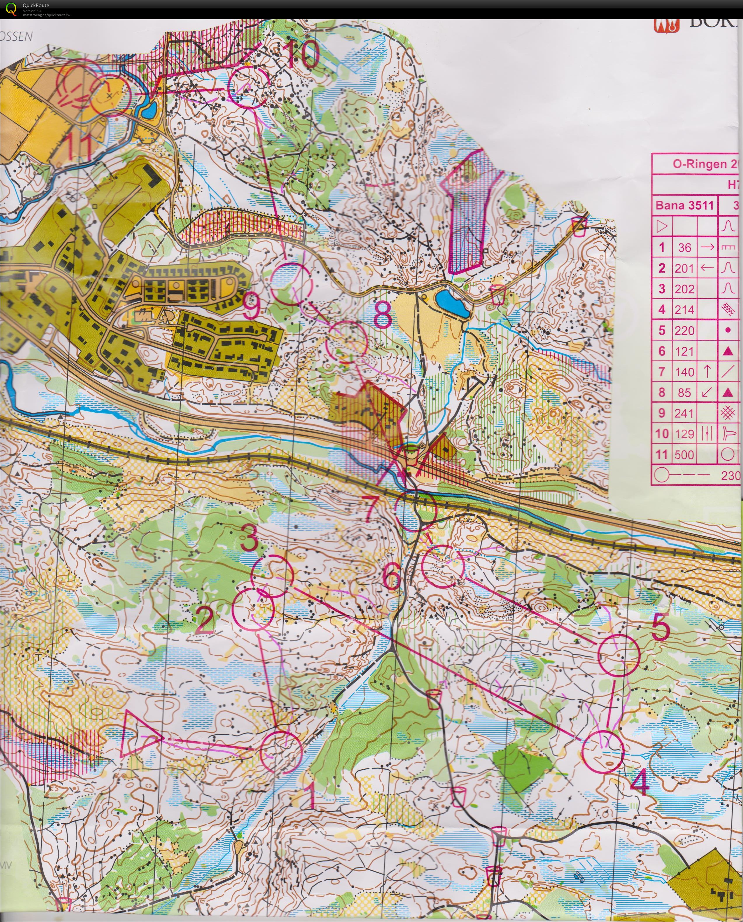 O-ringen Borås 2015 etp 3 (22-07-2015)