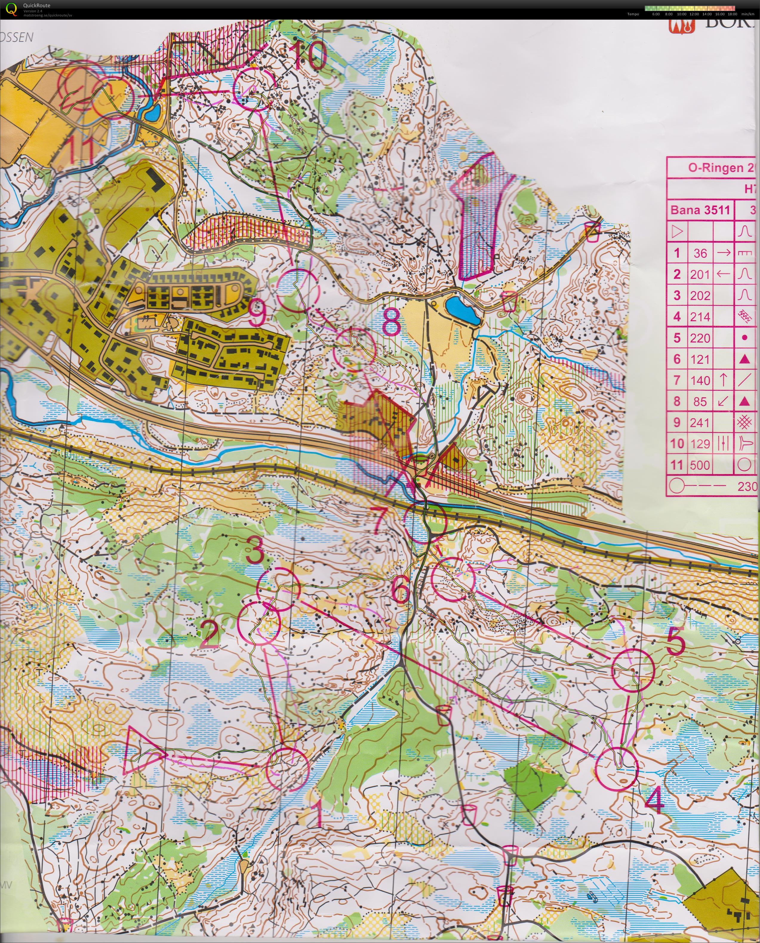 O-ringen Borås 2015 etp 3 (22-07-2015)