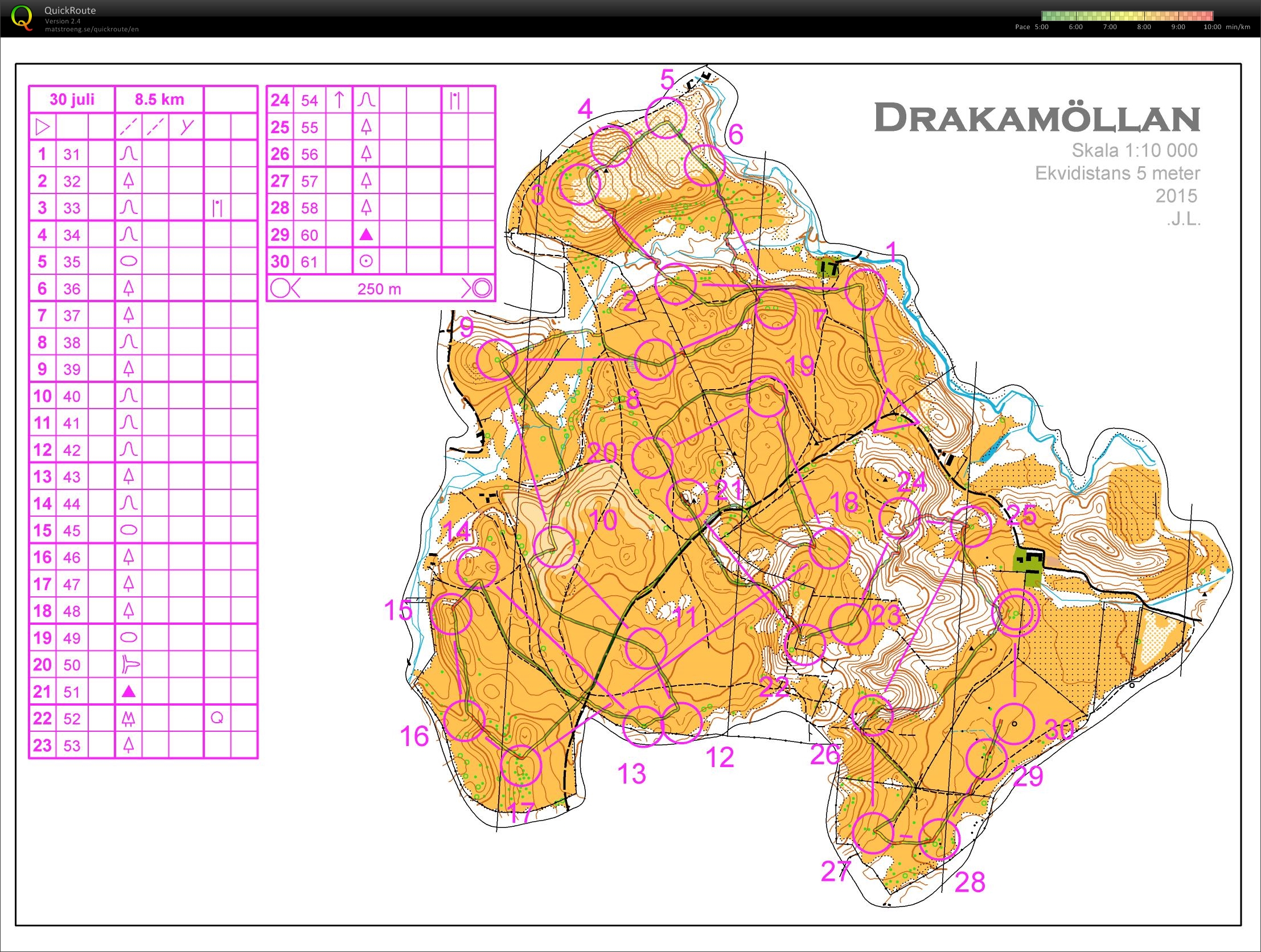 Drakamöllan map test (30-07-2015)