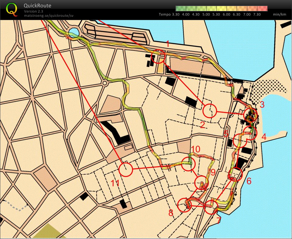 Antibes sprint training + swimming (2010-04-16)