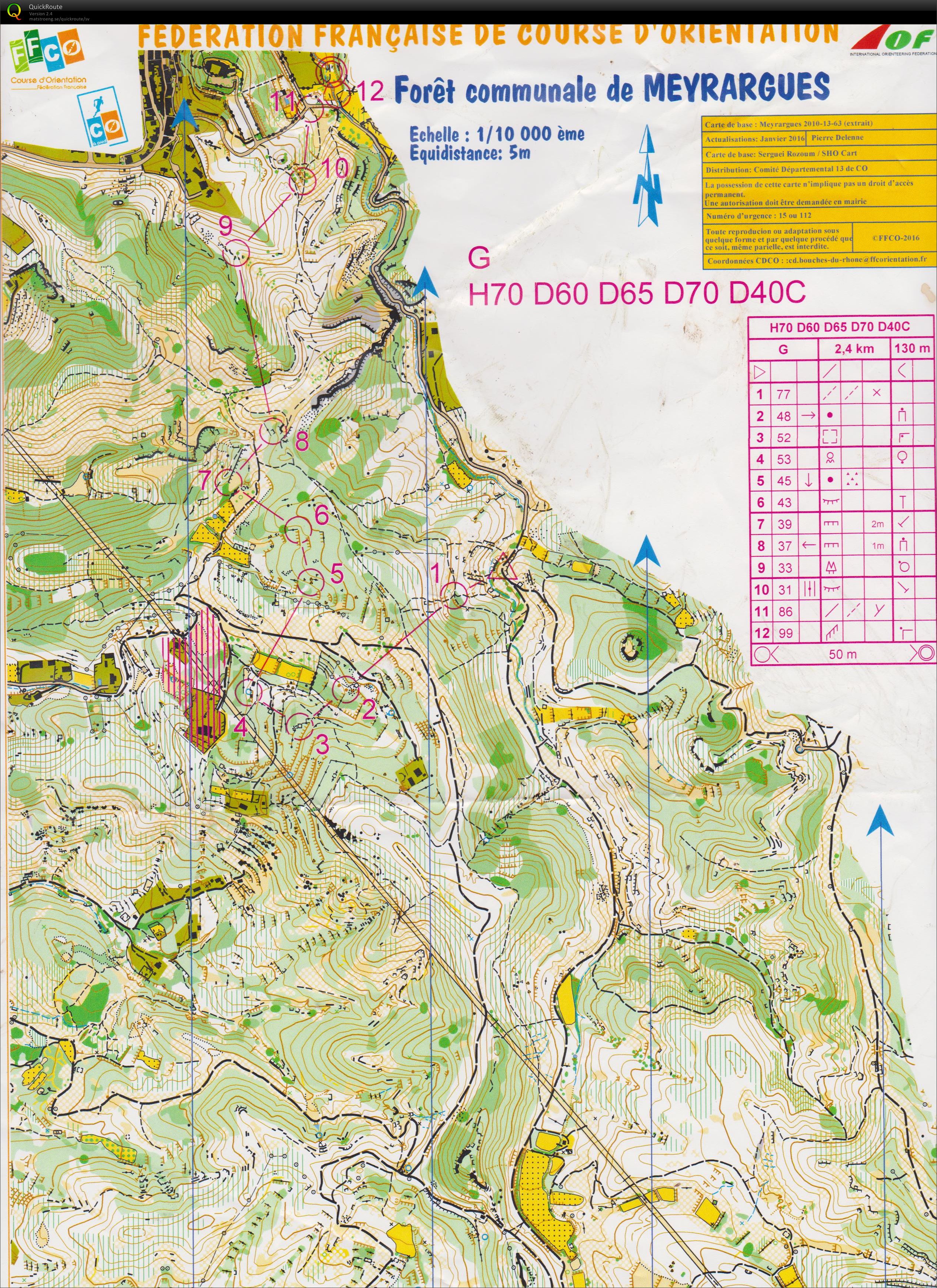 Championat de Lique Paca LD H70 (28/02/2016)