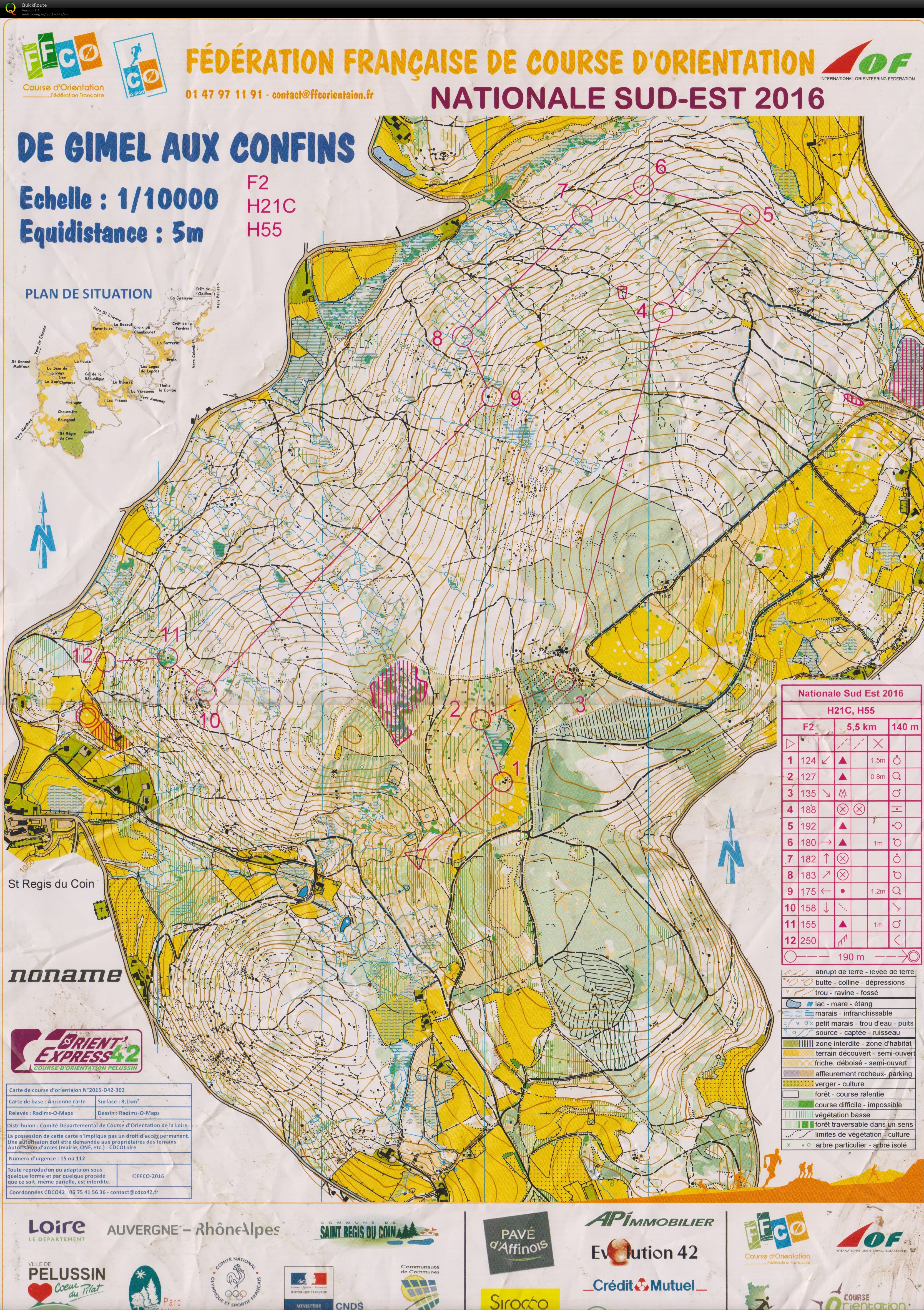 Nationale Sud Est,  Massif du Pilat,  St Regis du Coins (2016-04-24)