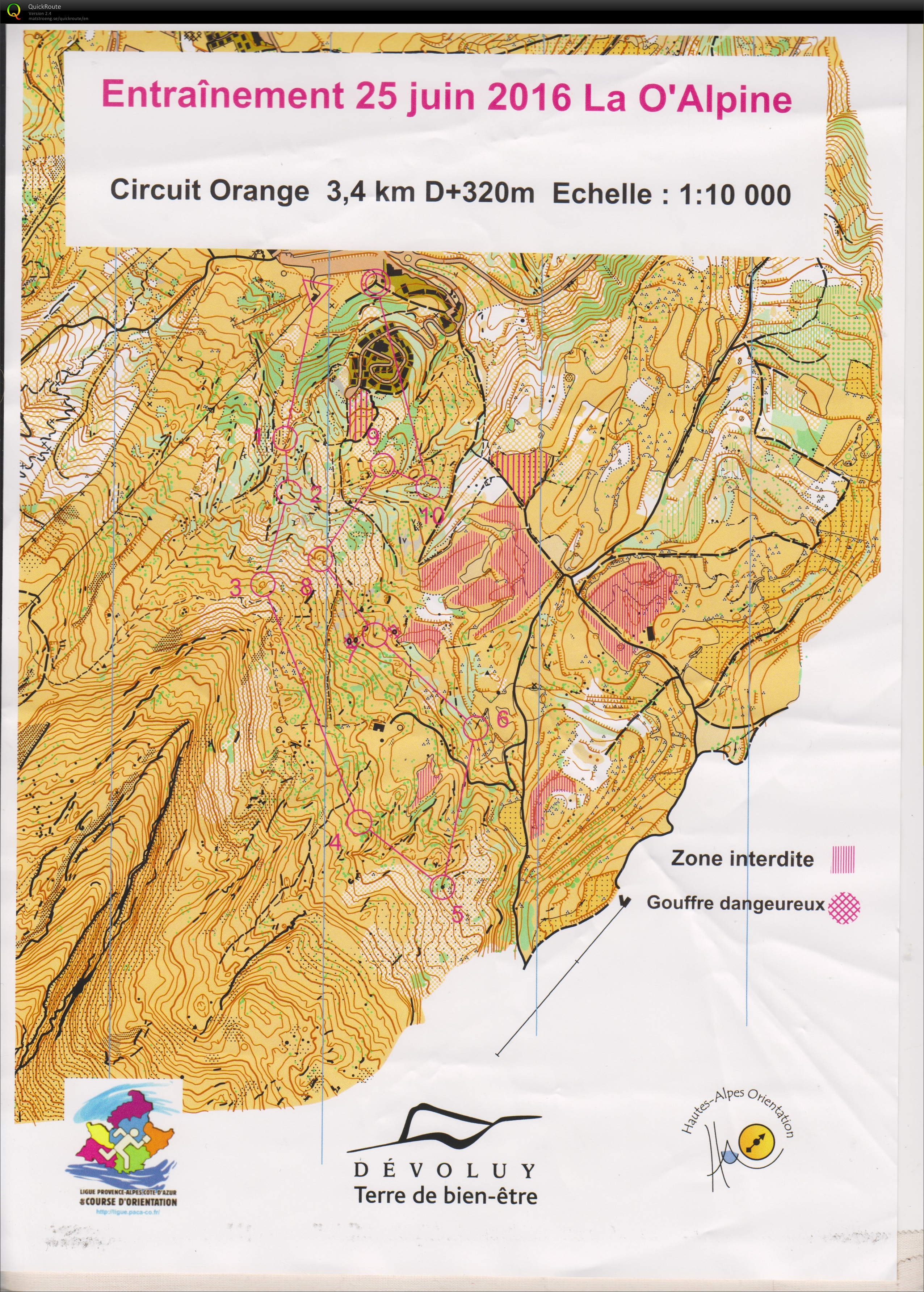 La O'Alpine Super-Dévoluy Training (25/06/2016)