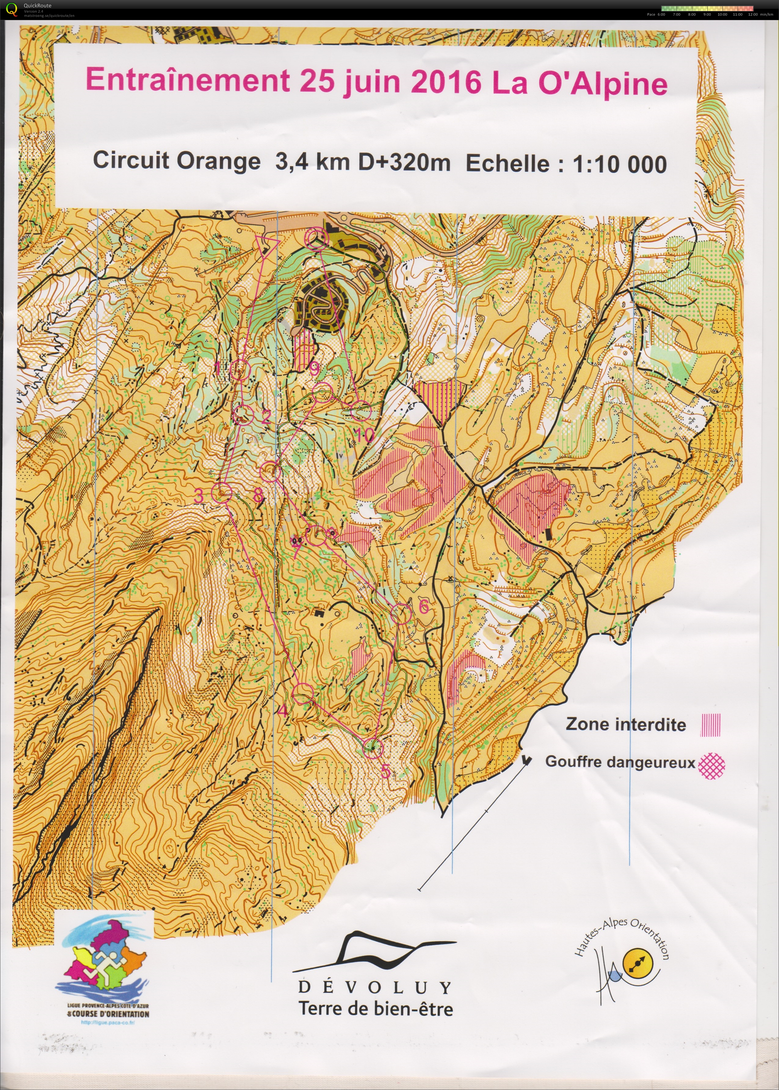 La O'Alpine Super-Dévoluy Training (25-06-2016)