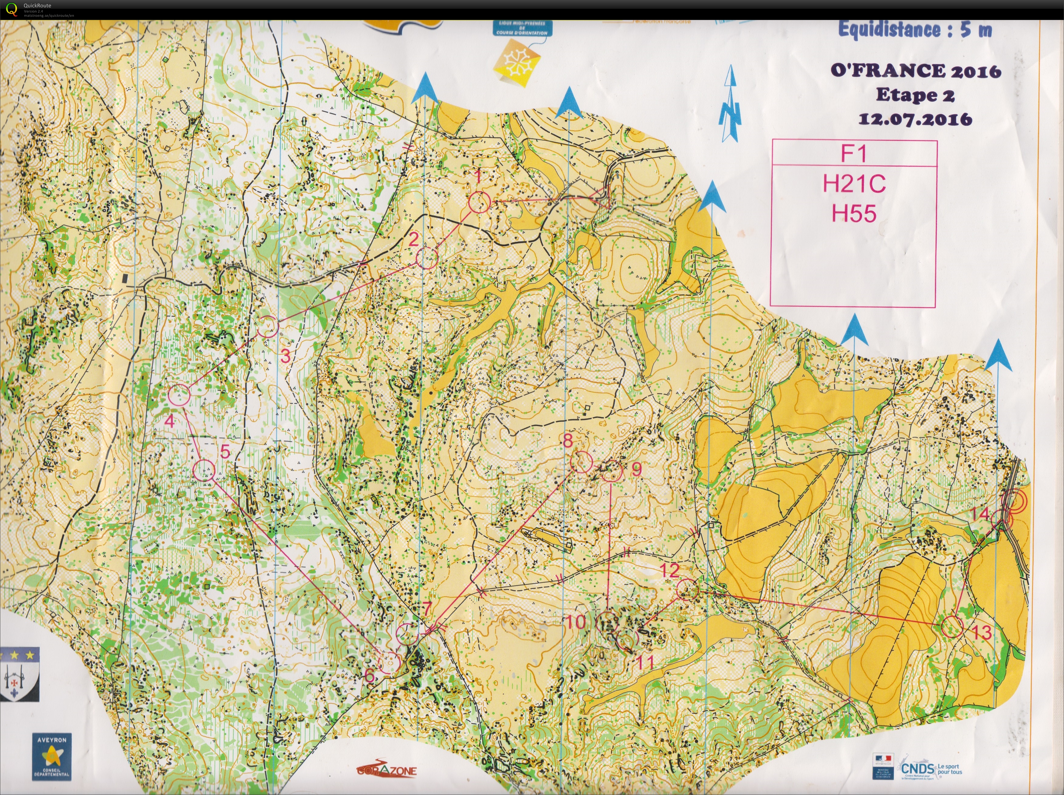 O'France - Day 2 - Le Figayrol - H55 (12-07-2016)