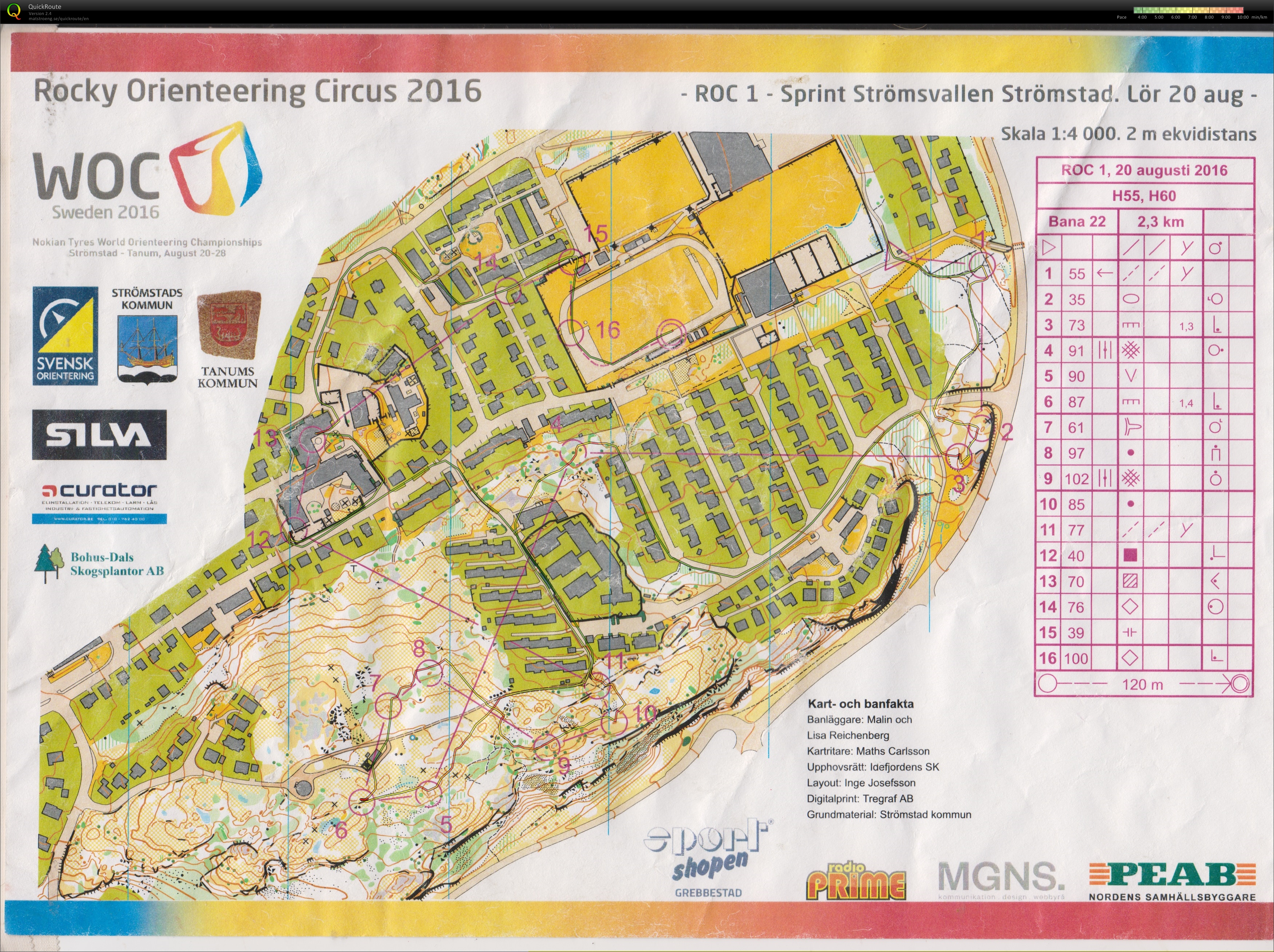 WOC - Spectator race - Day 1 - sprint - M55 (2016-08-20)