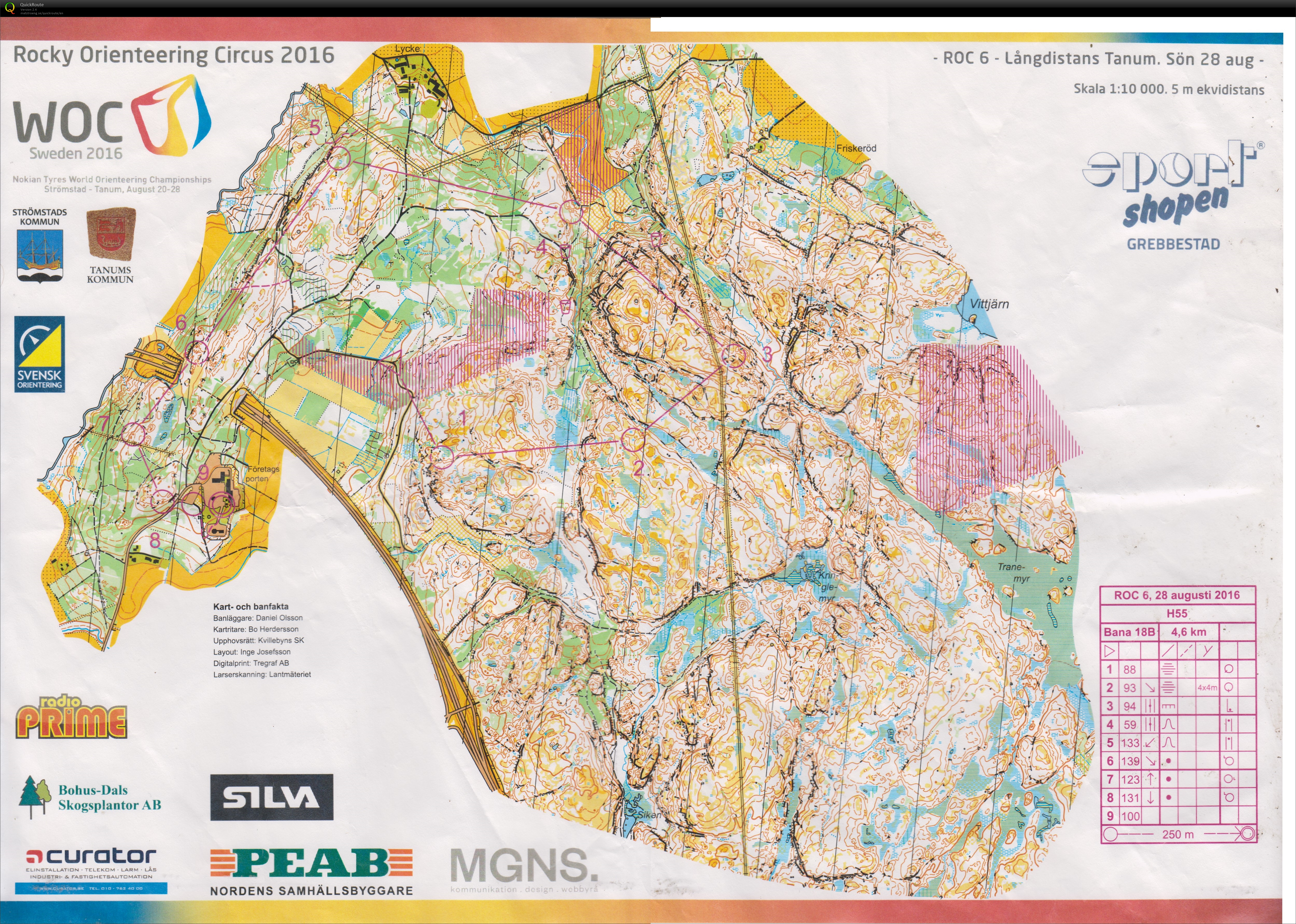 WOC - Spectator race - Day 6 - LD - M55 (28.08.2016)