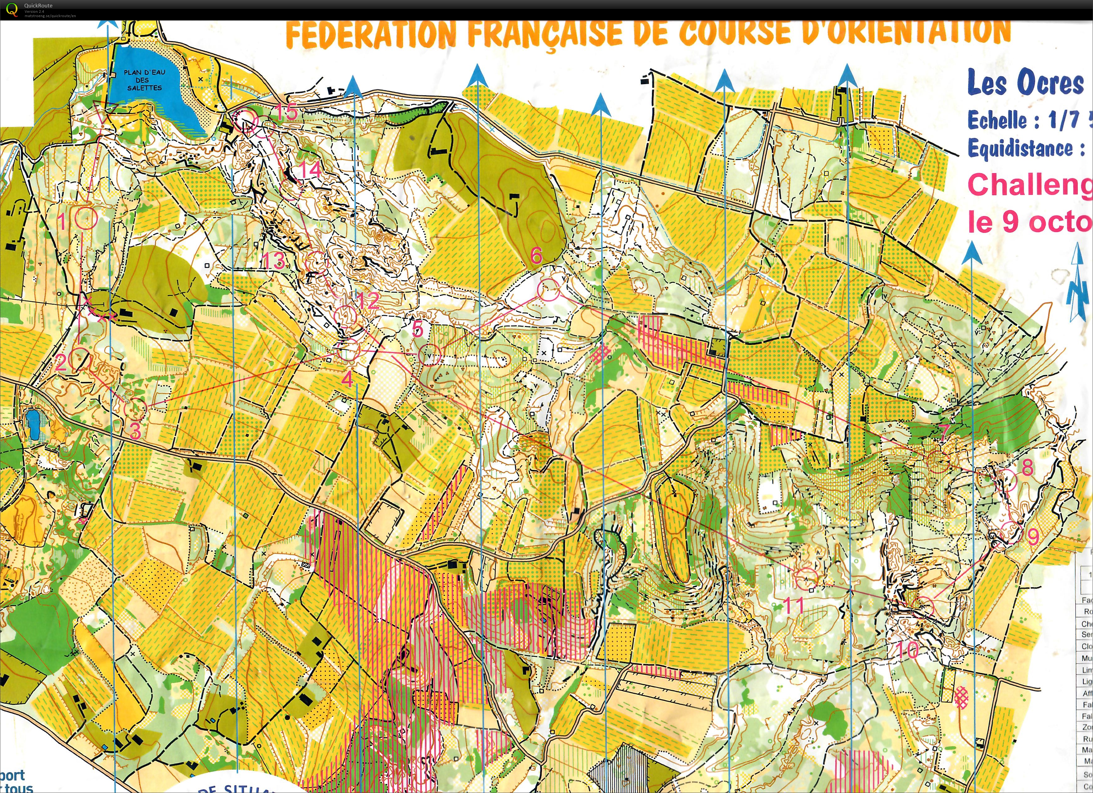 Challenge Paca Mormoiron, dans les ancienne carrière d'ocre (09-10-2016)