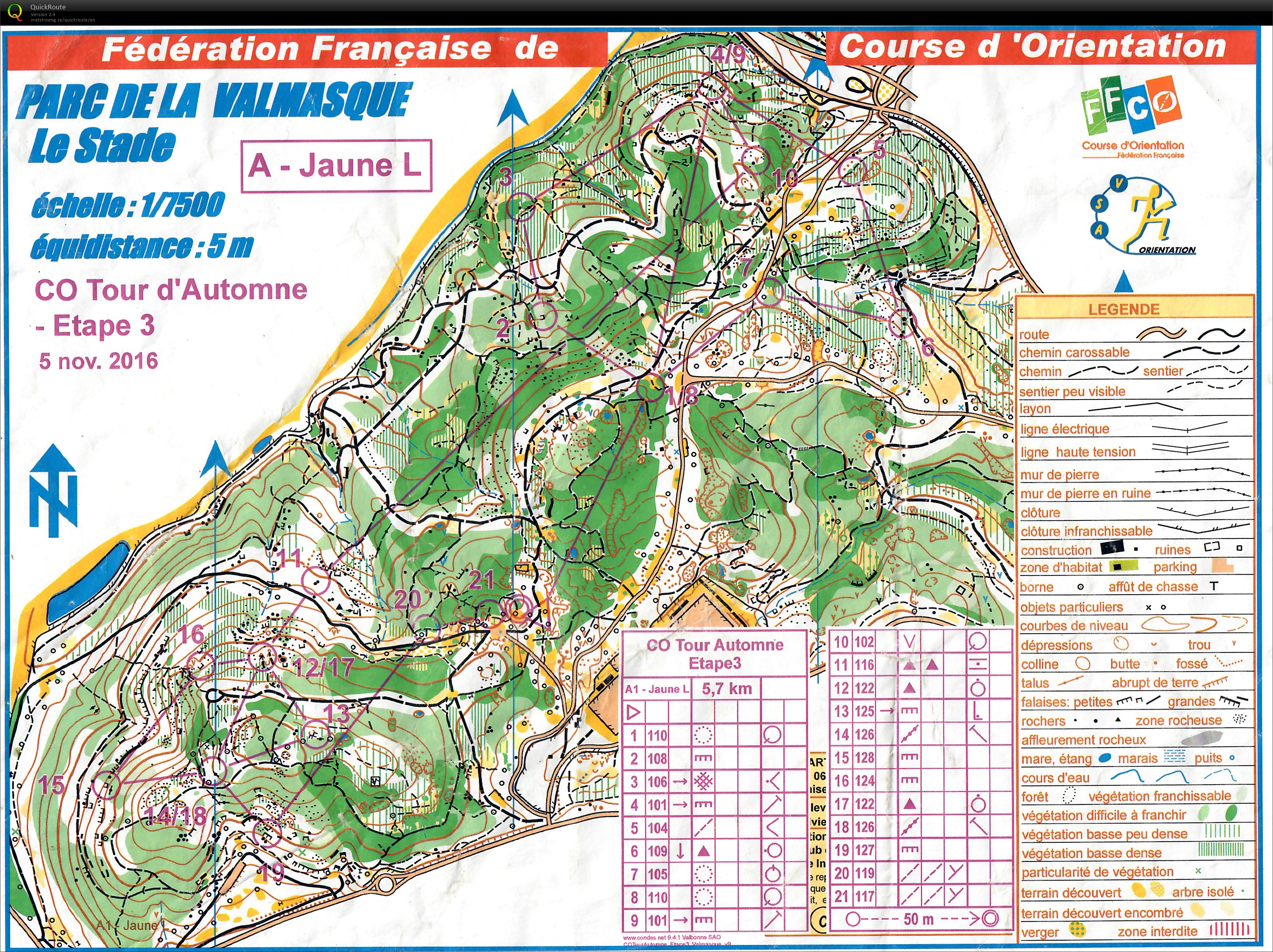 CO Tour d'Automne E3 mass start (05/11/2016)