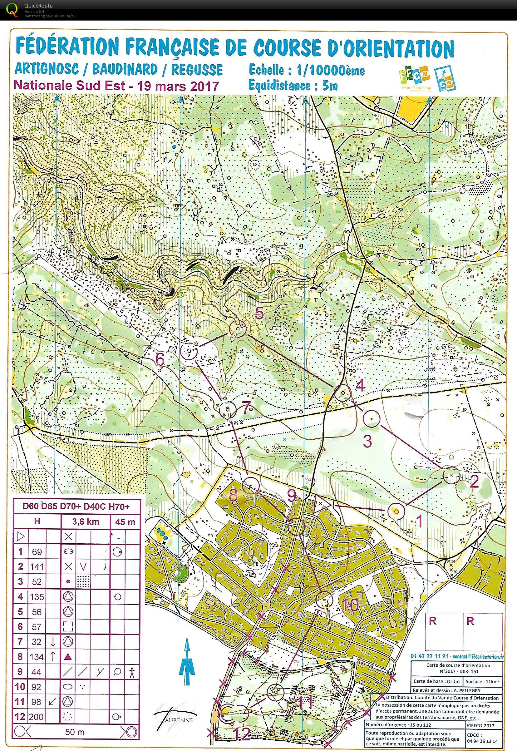 Nationale Syd-Est Longues distance (2017-03-19)