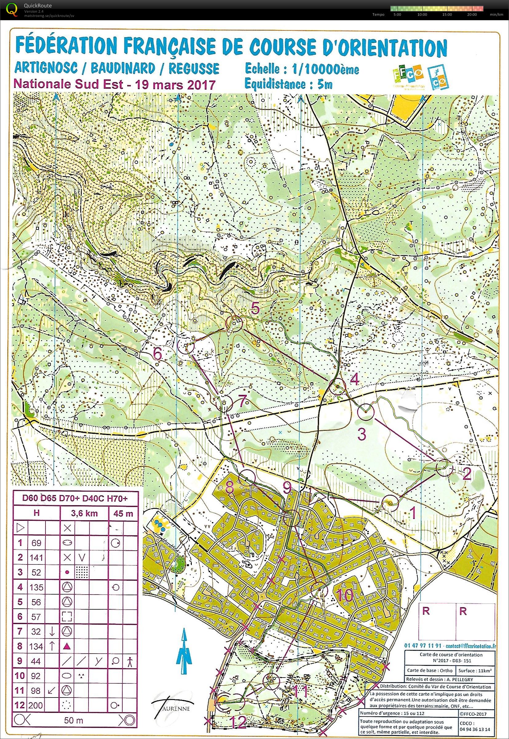 Nationale Syd-Est Longues distance (2017-03-19)