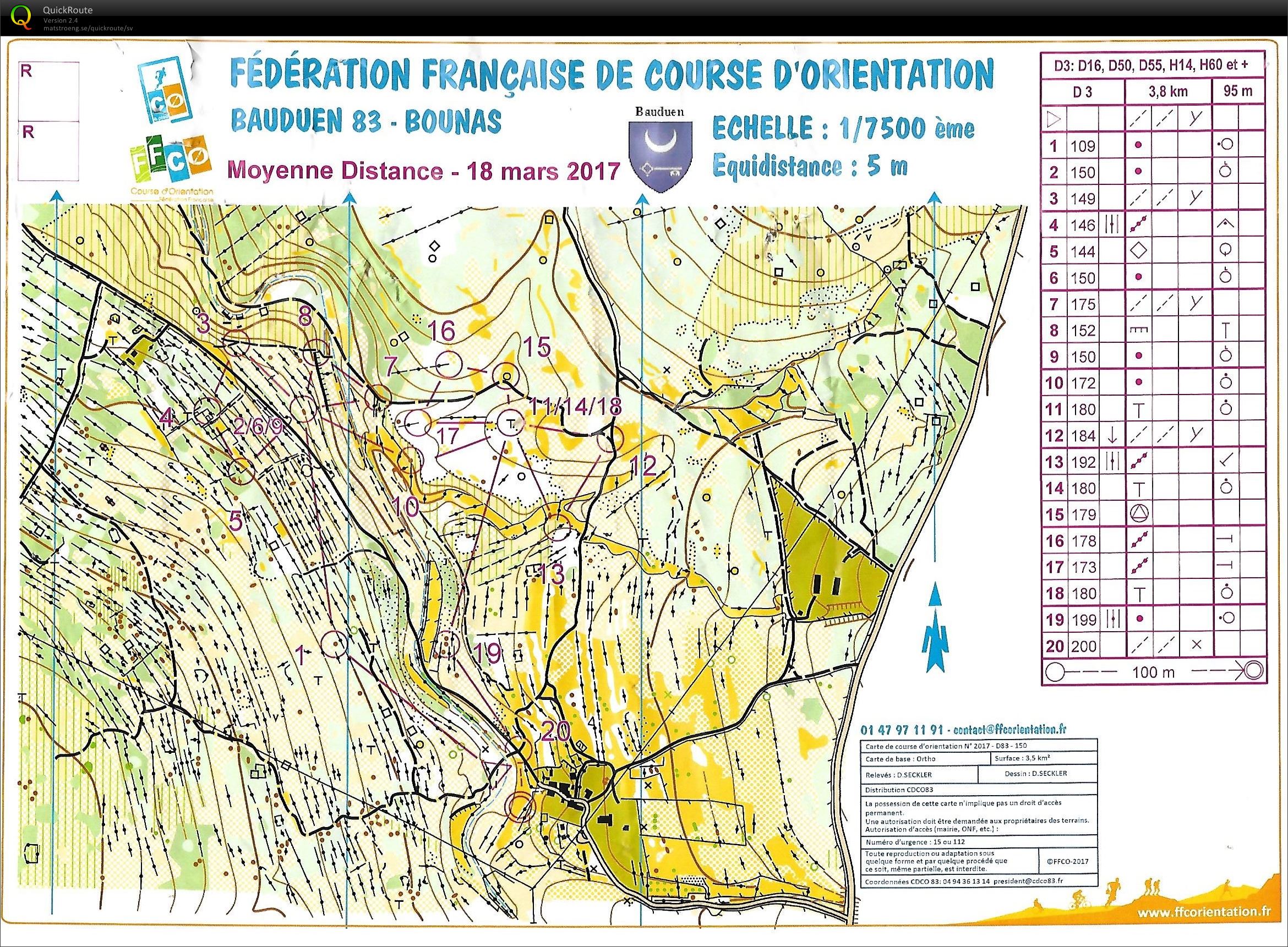 Nationale Syd-Est Haut Var Verdon (18/03/2017)