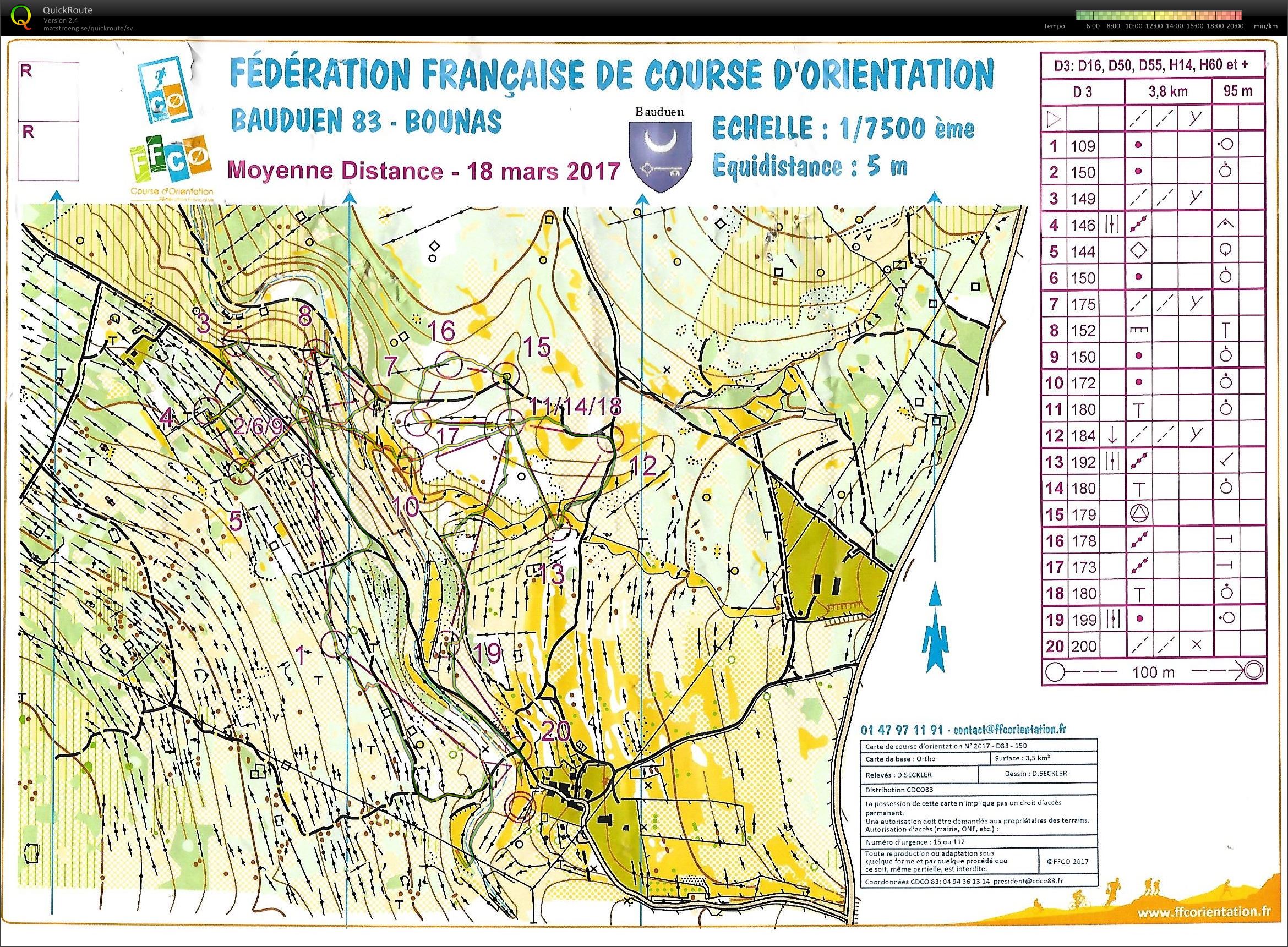 Nationale Syd-Est Haut Var Verdon (18-03-2017)