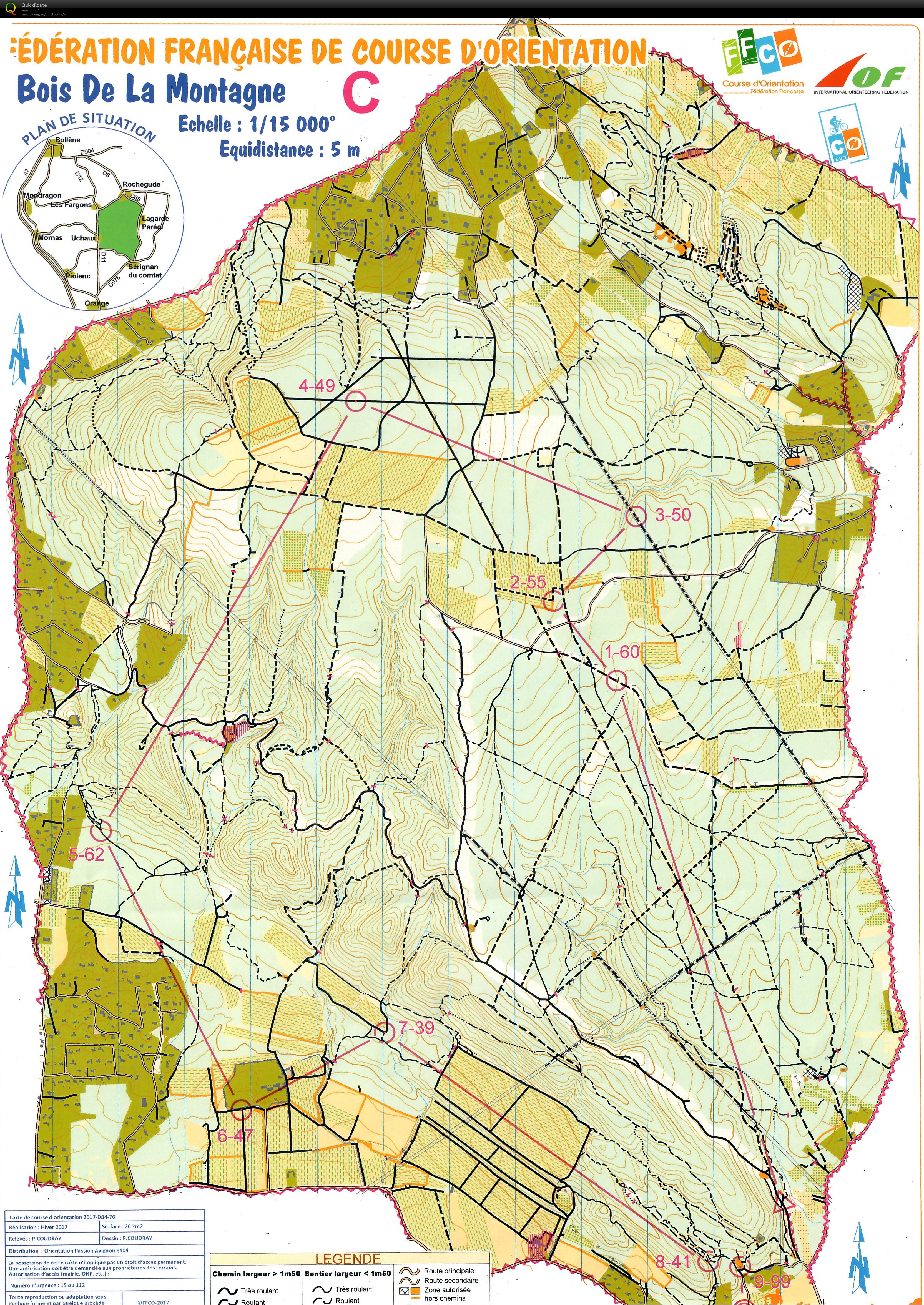 MTB-O Nationale Orange (14/05/2017)