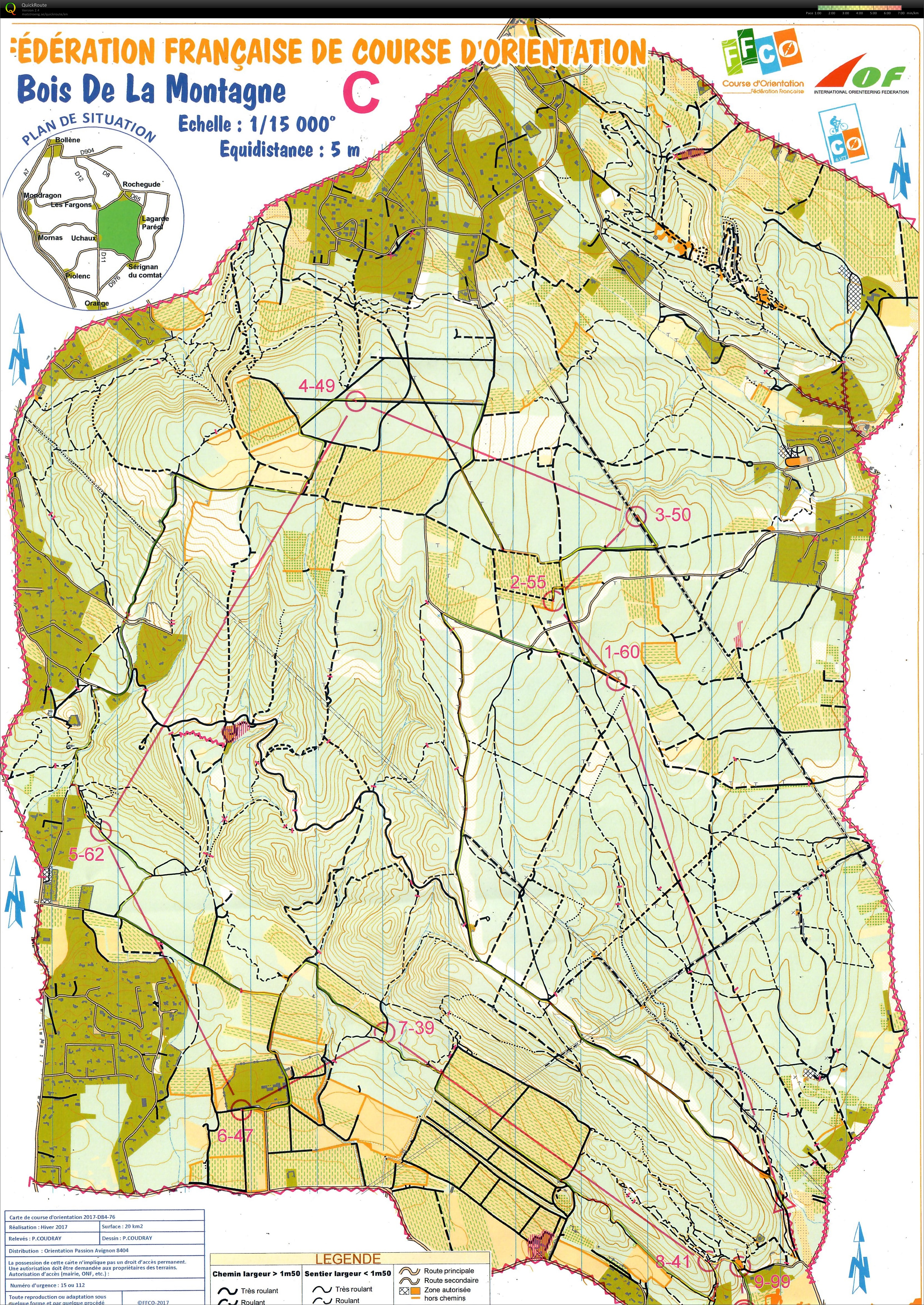 MTB-O Nationale Orange (14/05/2017)