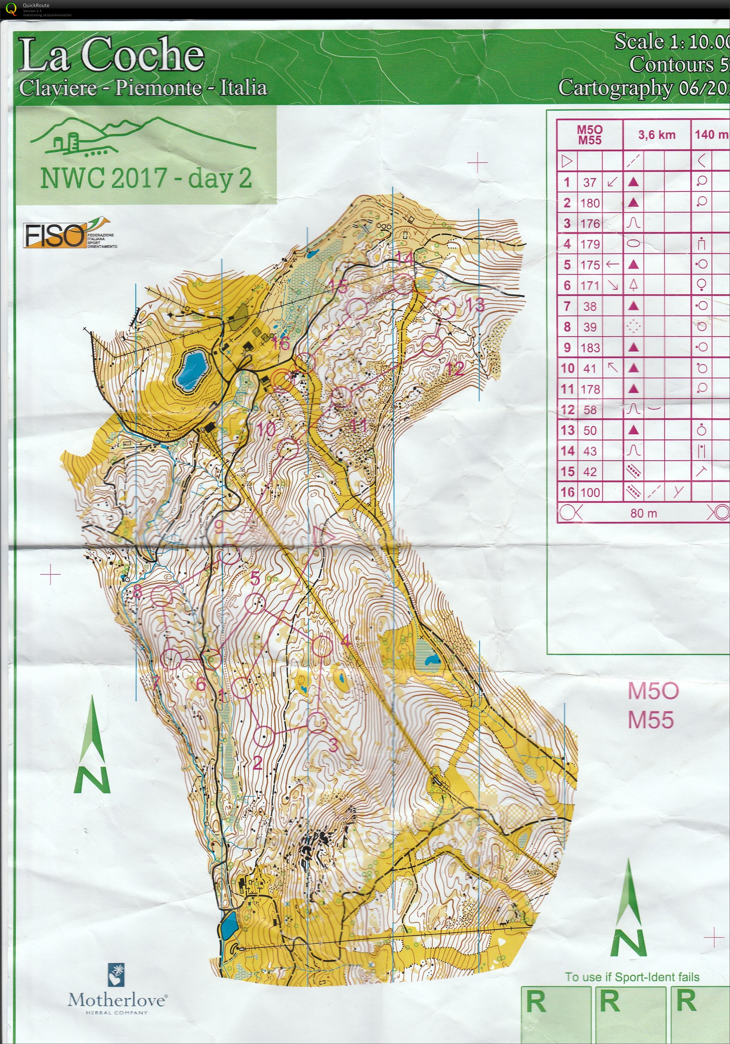 Nortwestcup - Day 2 - M55 - Clavière / La Coche (19.08.2017)