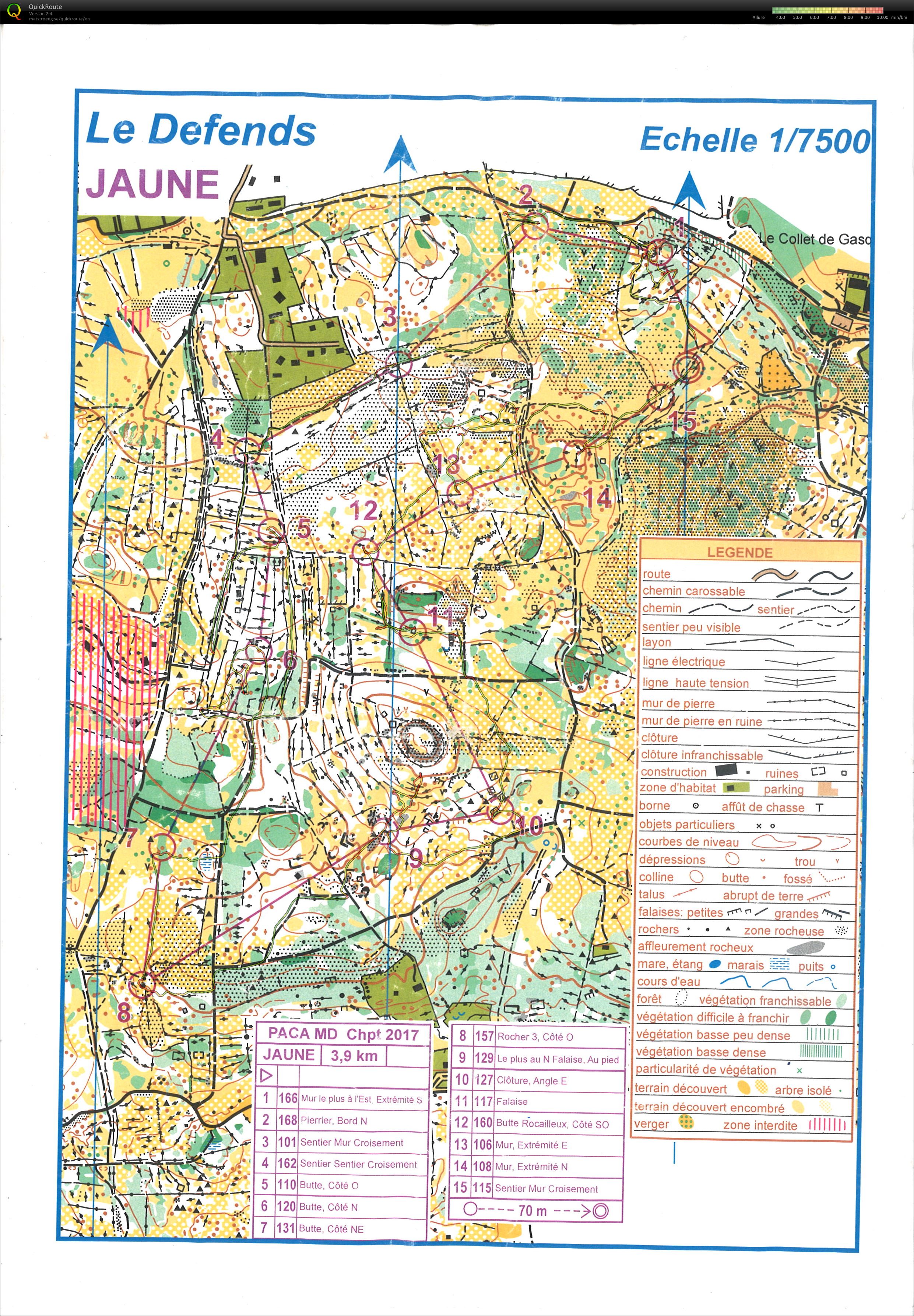 Championnat Ligue MD St-Vallier (parcours jaune) (05-03-2017)