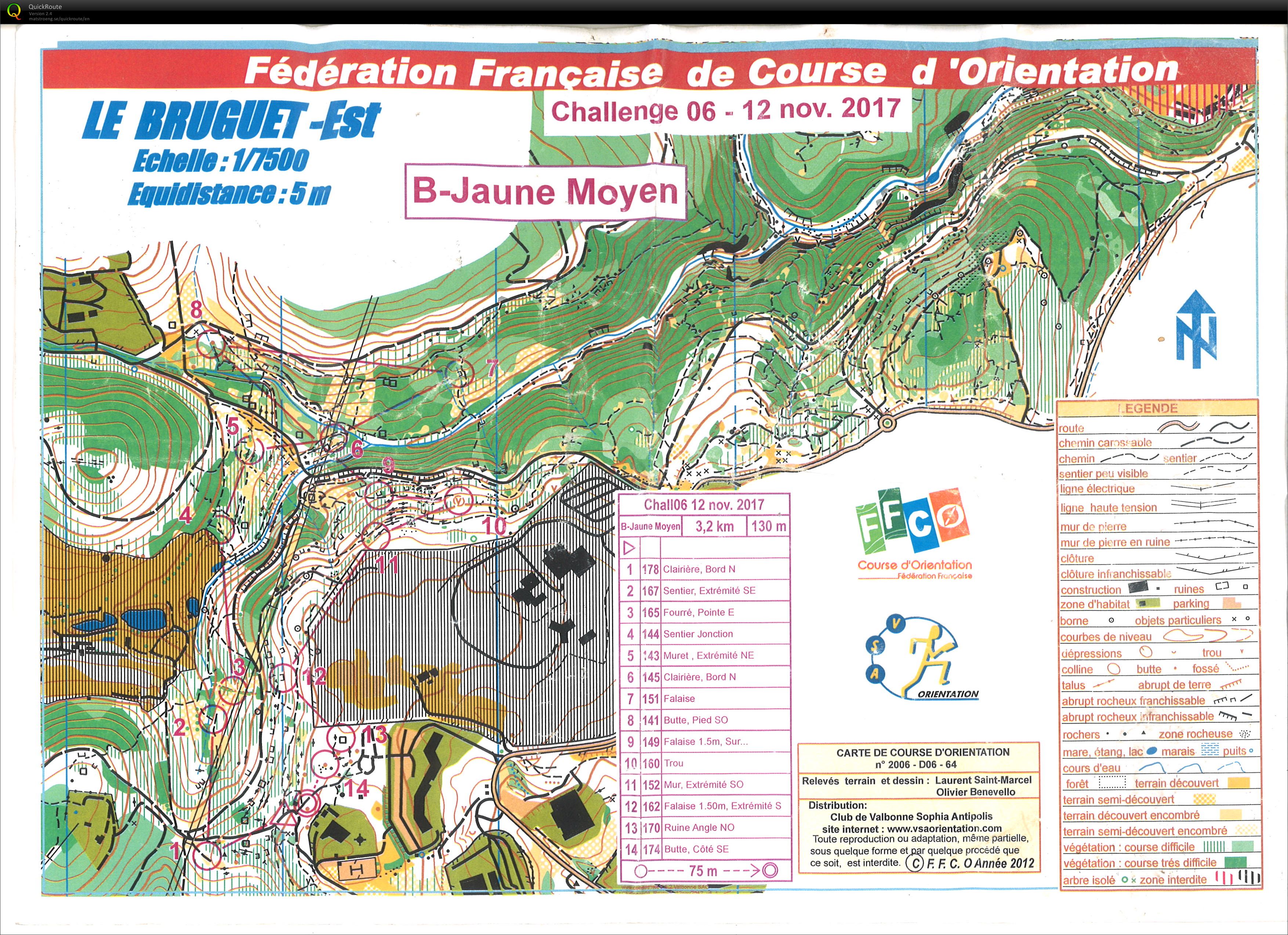 Challenge 06 - Bruguet - Parcours B (12/11/2017)