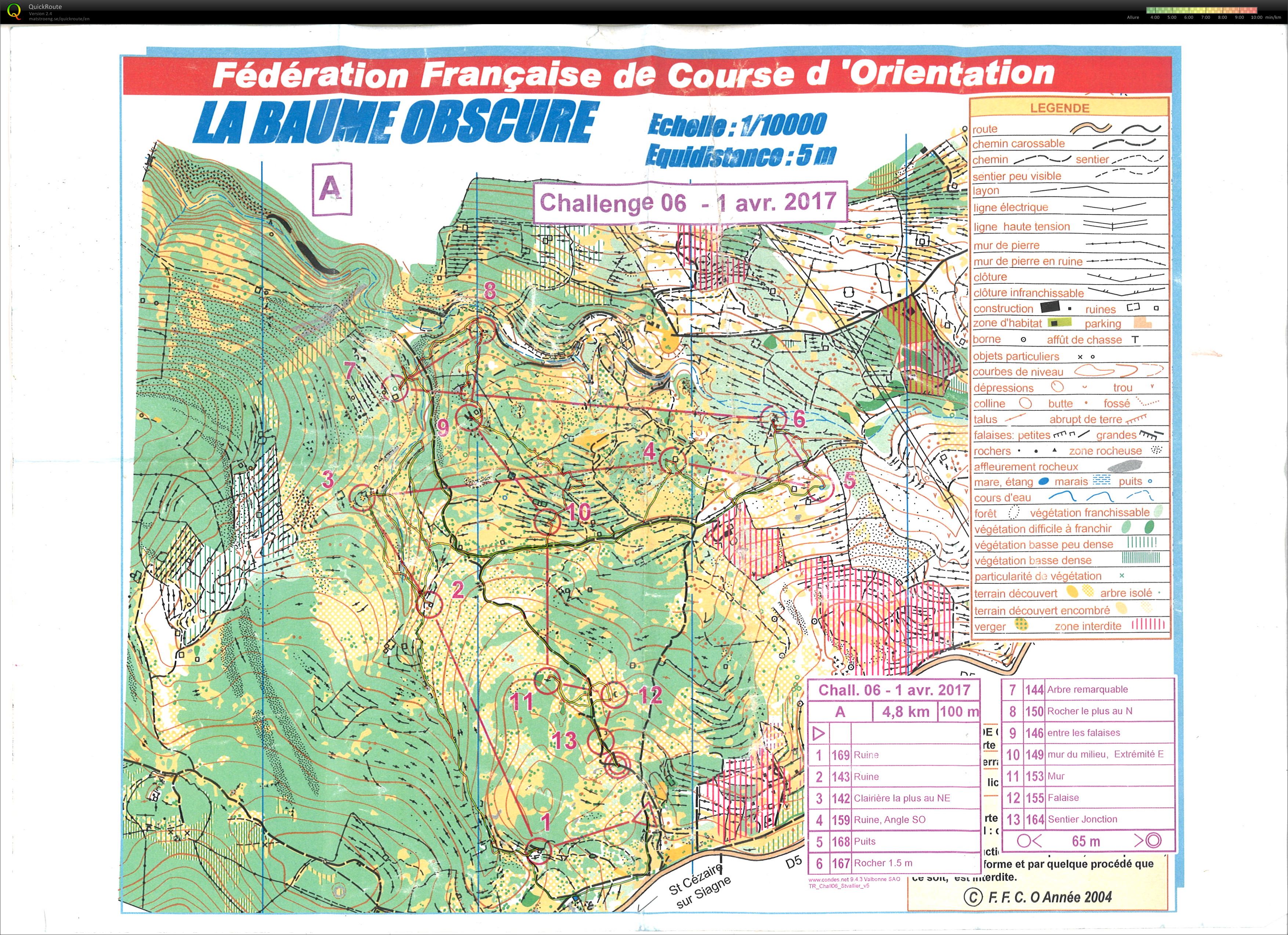 Challenge 06 - Baume Obscure (01-04-2017)