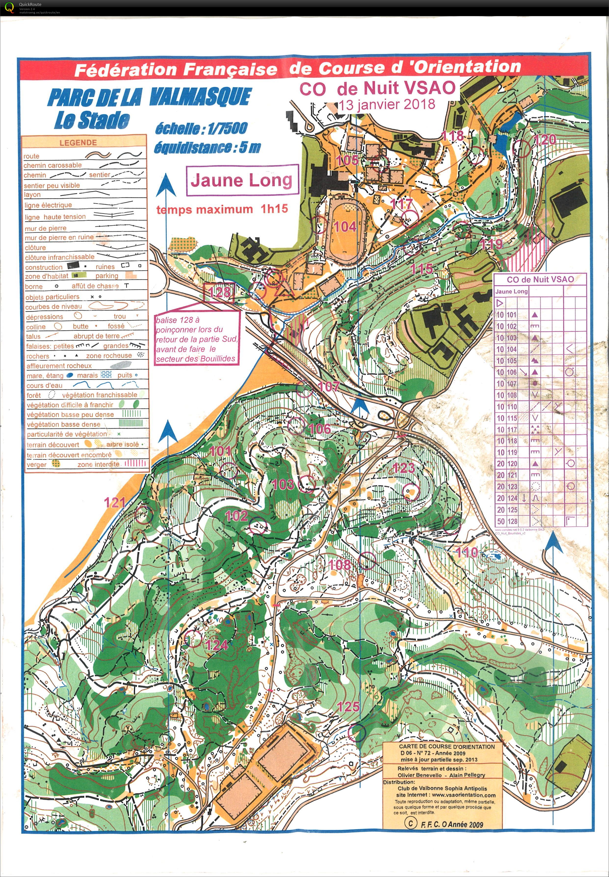 Night orienteering  (13/01/2018)