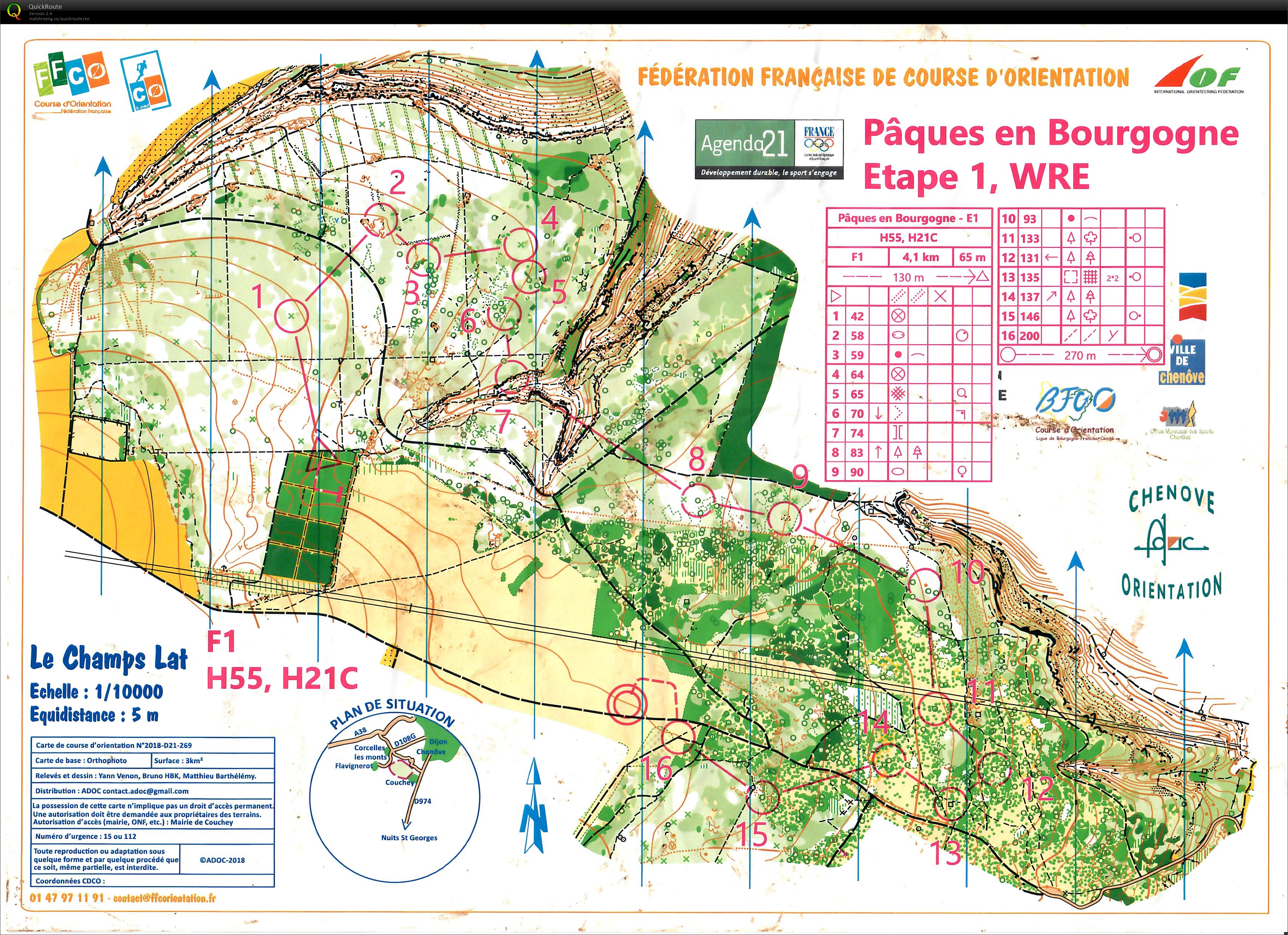 Paques en Bourgogne - Day 1 - MD - H55 (31/03/2018)