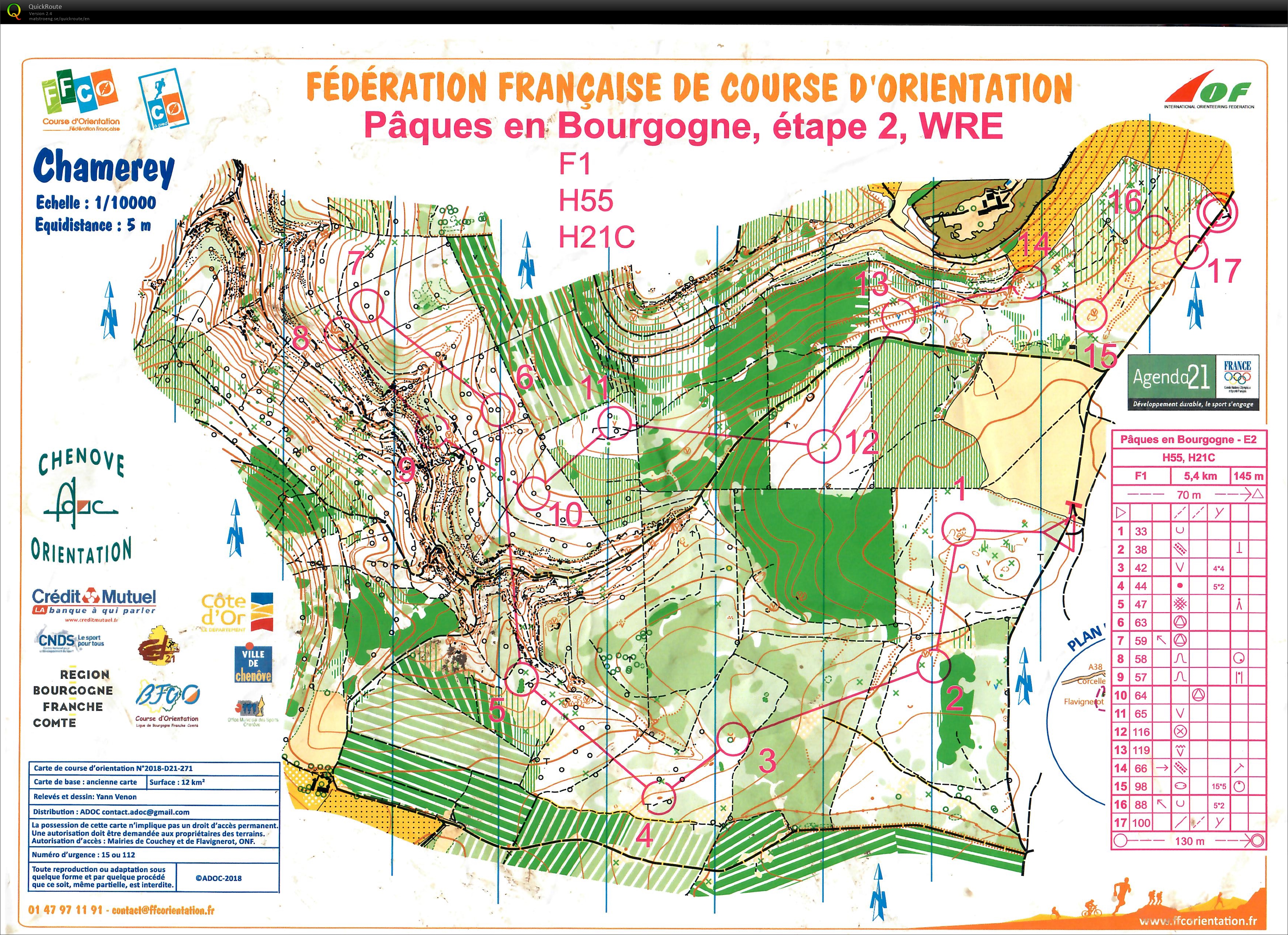 Paques en Bourgogne - Day 2 - MD - H55 (01-04-2018)