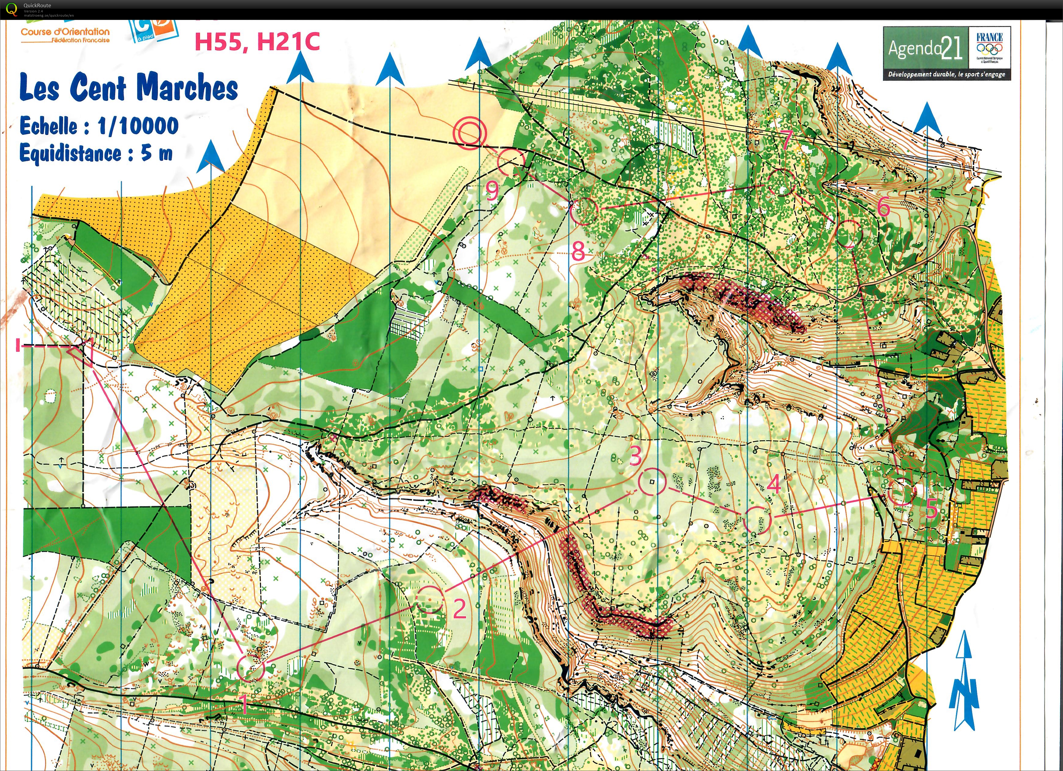 Paques en Bourgogne - Day 3 - MD - H55 - Chasing start (02-04-2018)