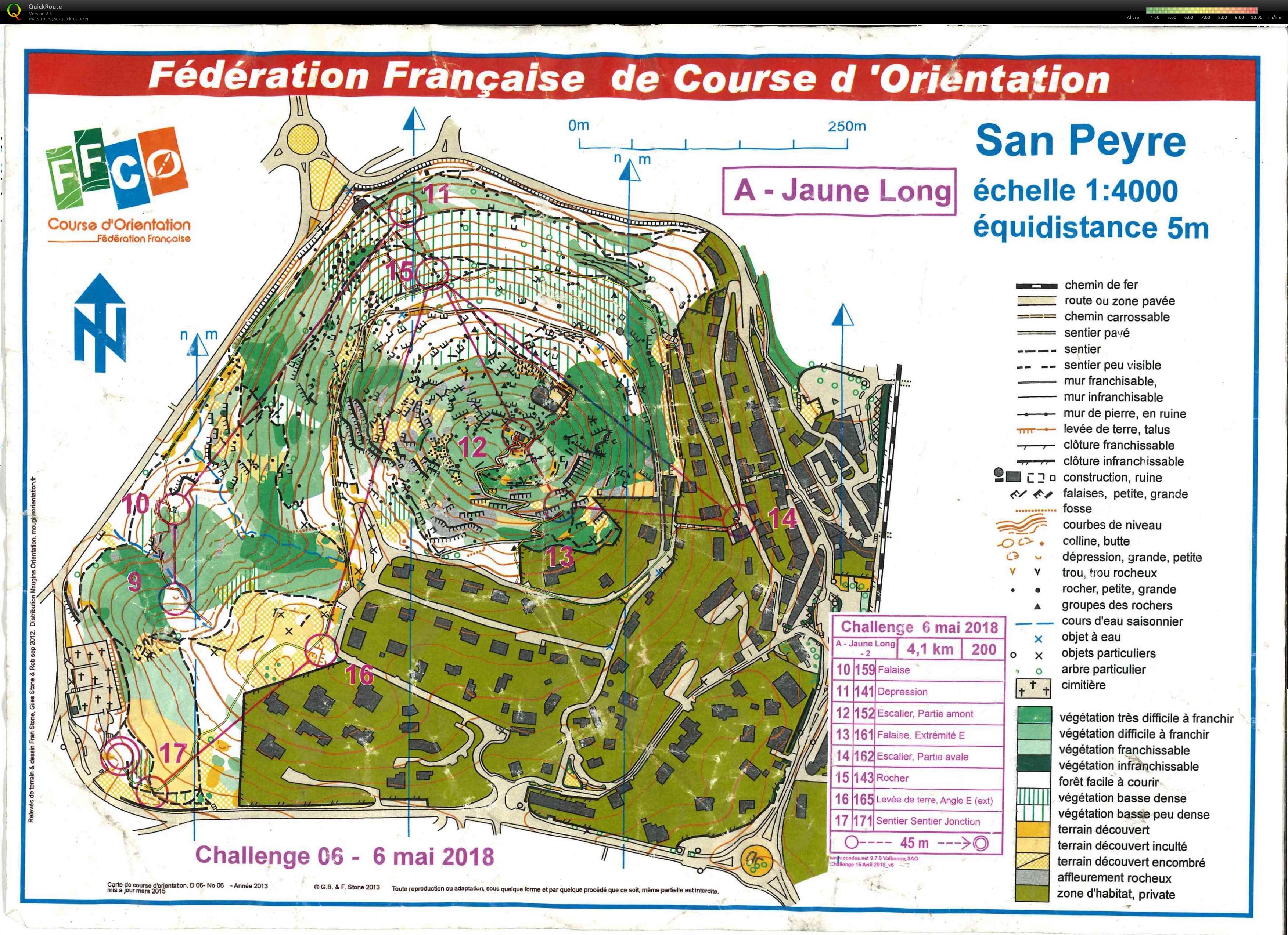 Challenge 06 San Peyre - 2e carte (06.05.2018)