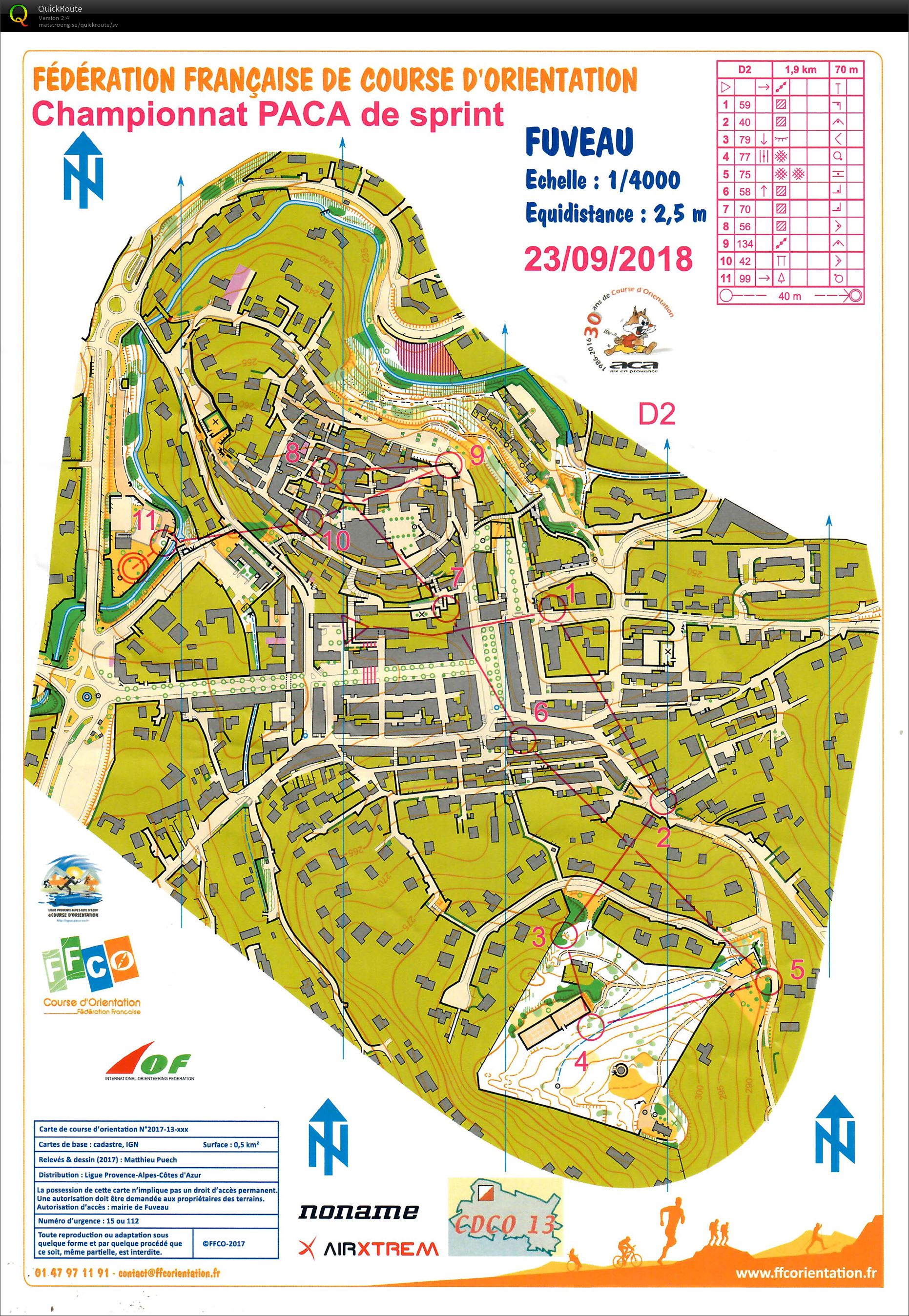 Championnat PACA de Sprint - 2/2 (23-09-2018)