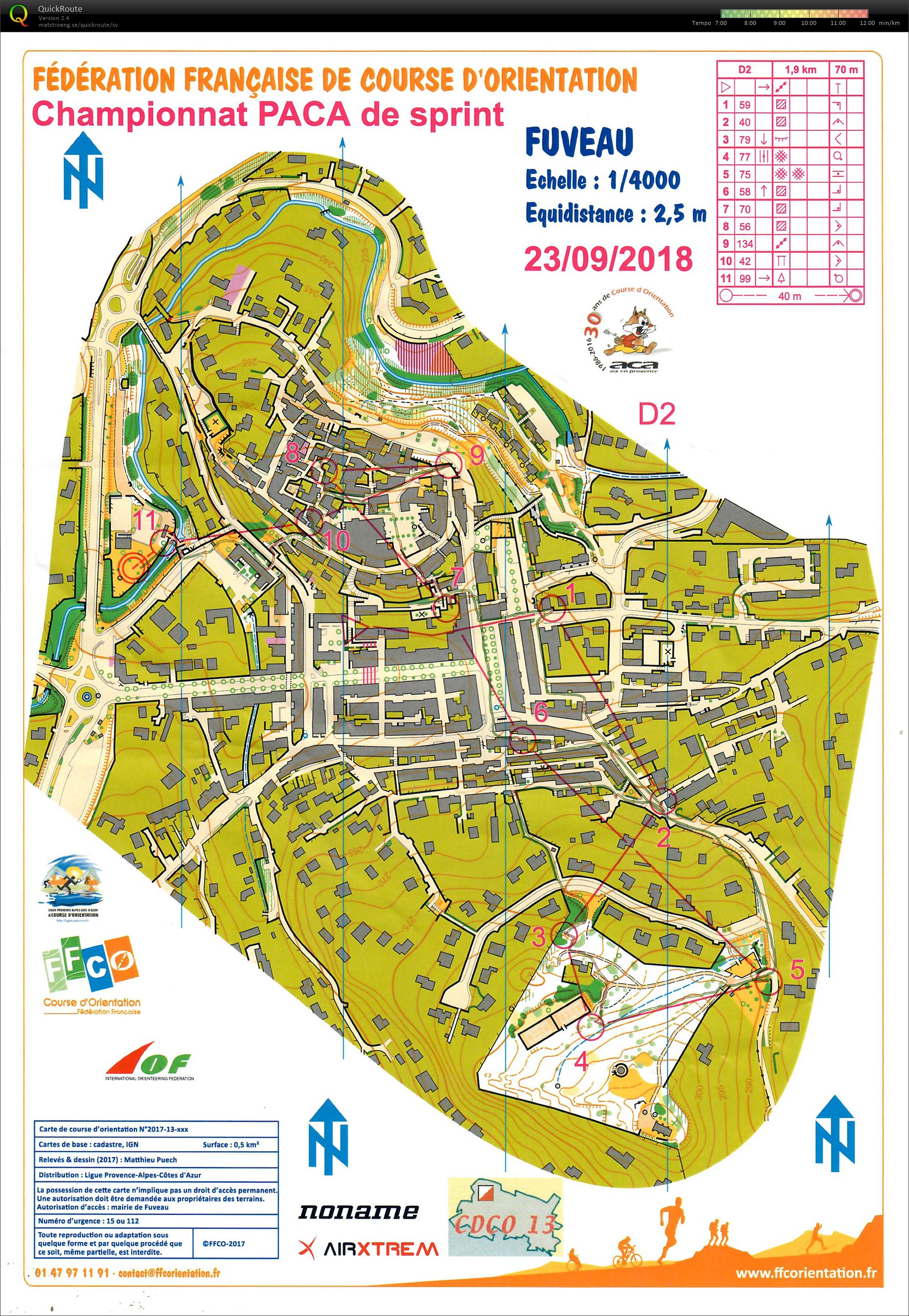 Championnat PACA de Sprint - 2/2 (23.09.2018)