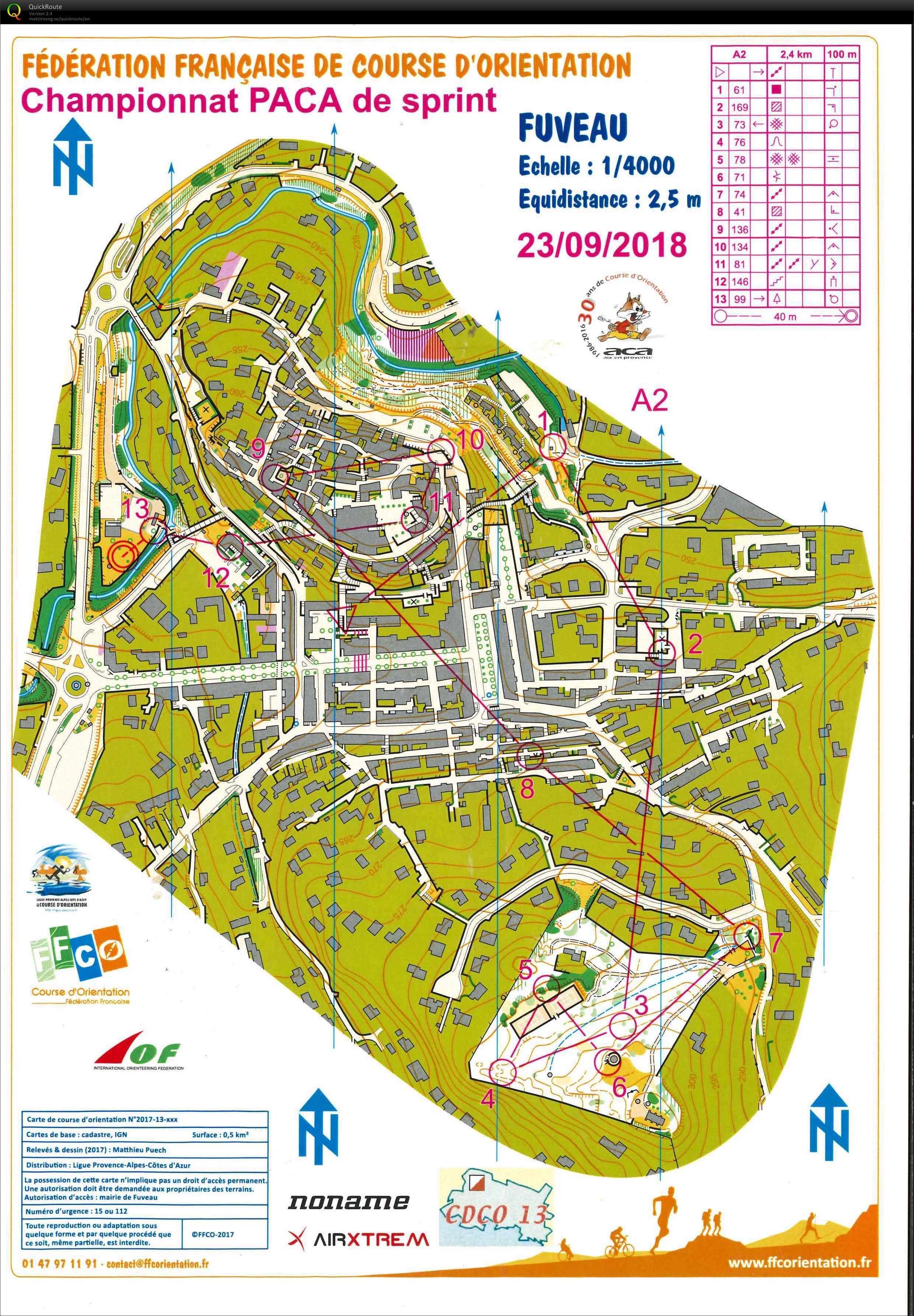 Sprint à Fuveau - 2e manche (23-09-2018)