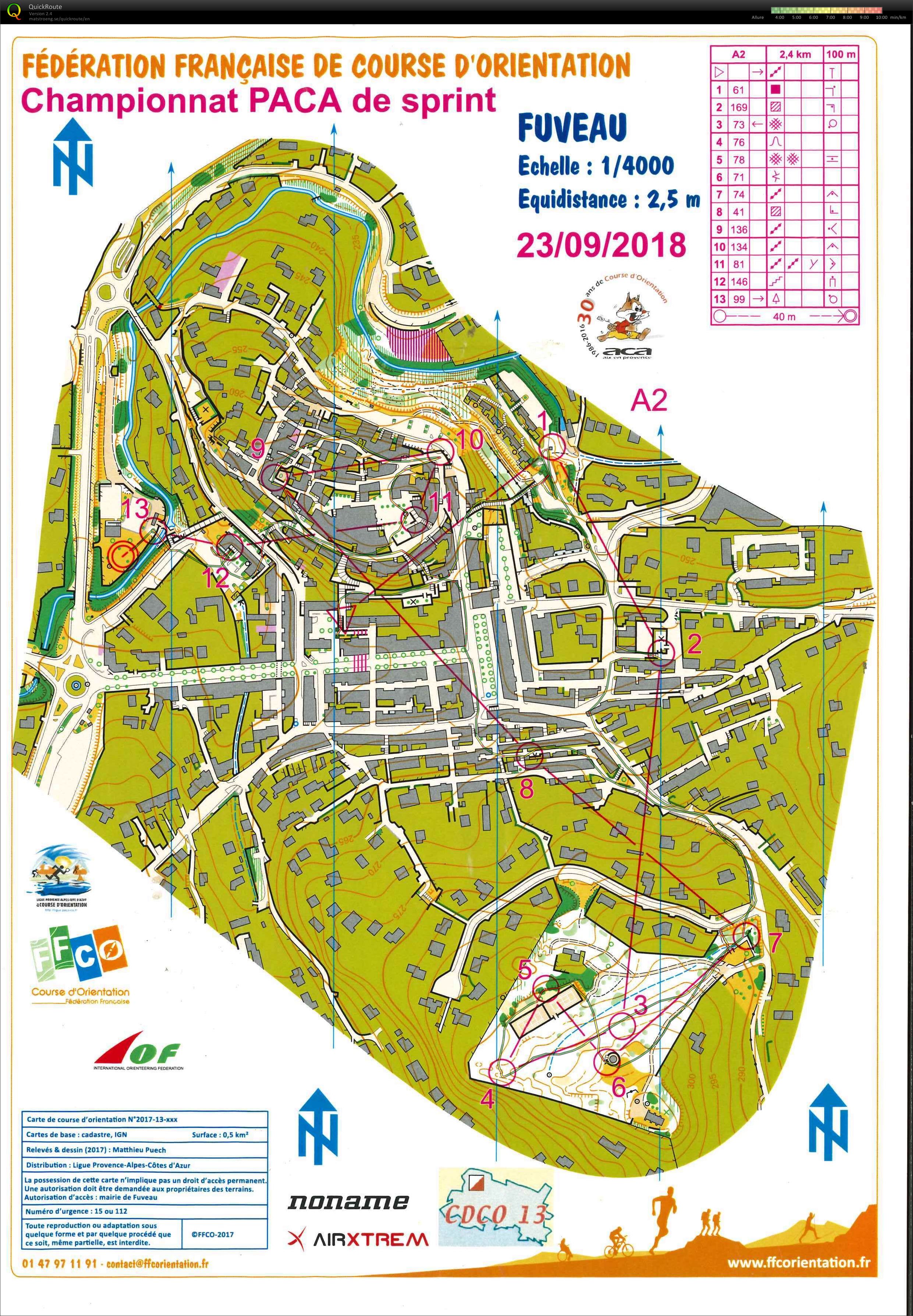 Sprint à Fuveau - 2e manche (23-09-2018)